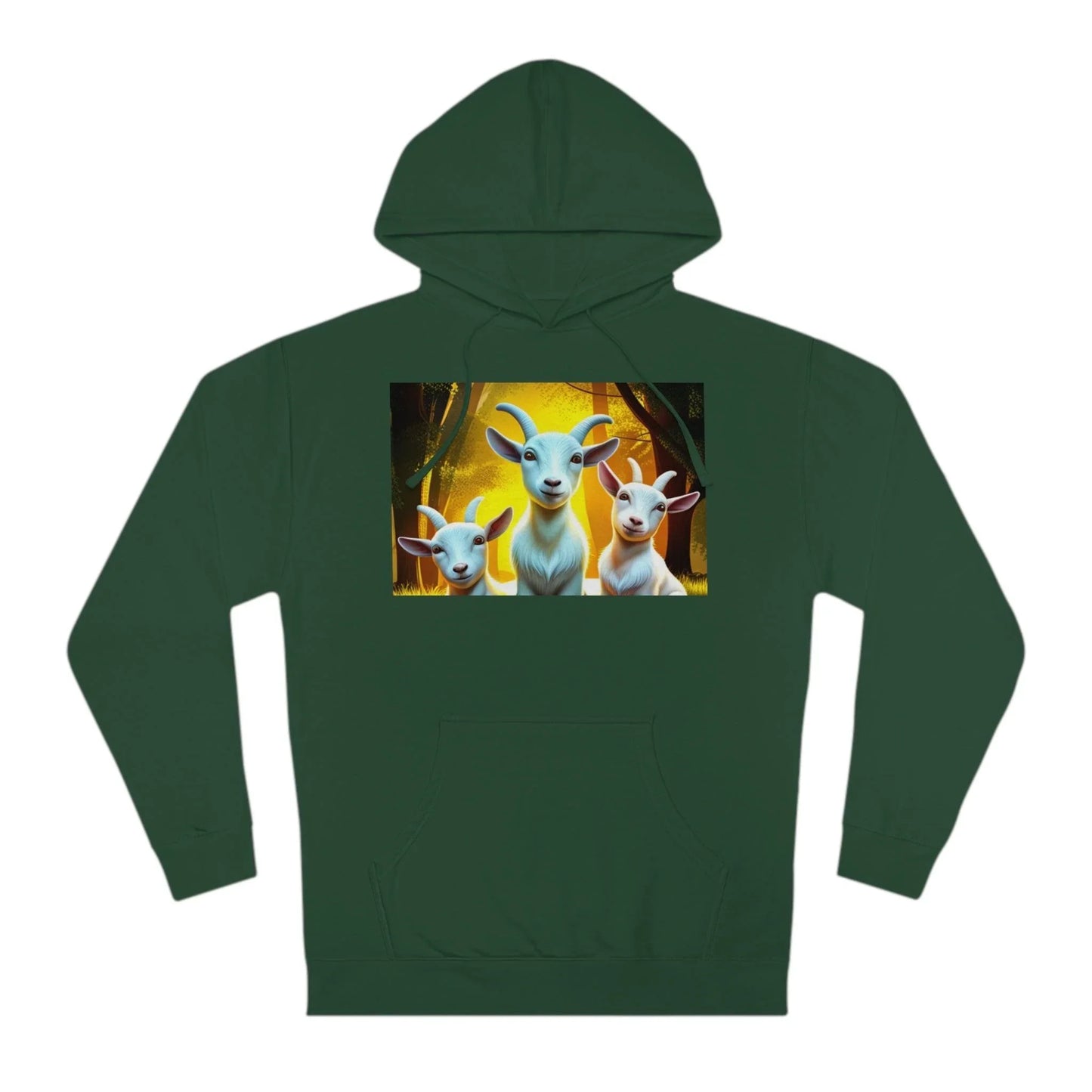 3D Vibrant Baby Goat Sweatshirt/Hoodie - A Unique Blend of Comfort and Whimsy - Oceanfront Products