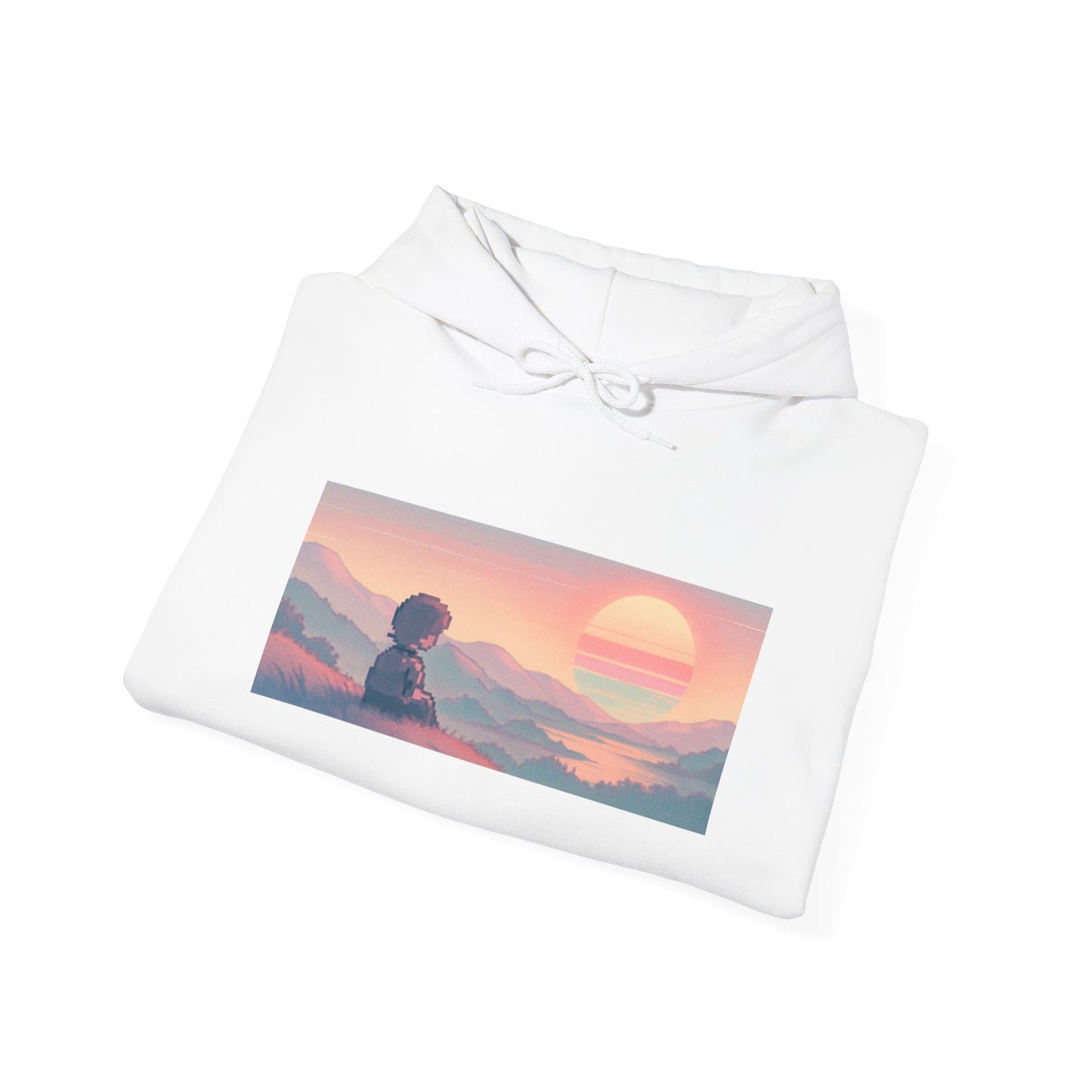 Oceanfront “Golden Hour Reflection” Sweatshirt – Unisex Heavy Blend™ Crewneck for Everyday Comfort