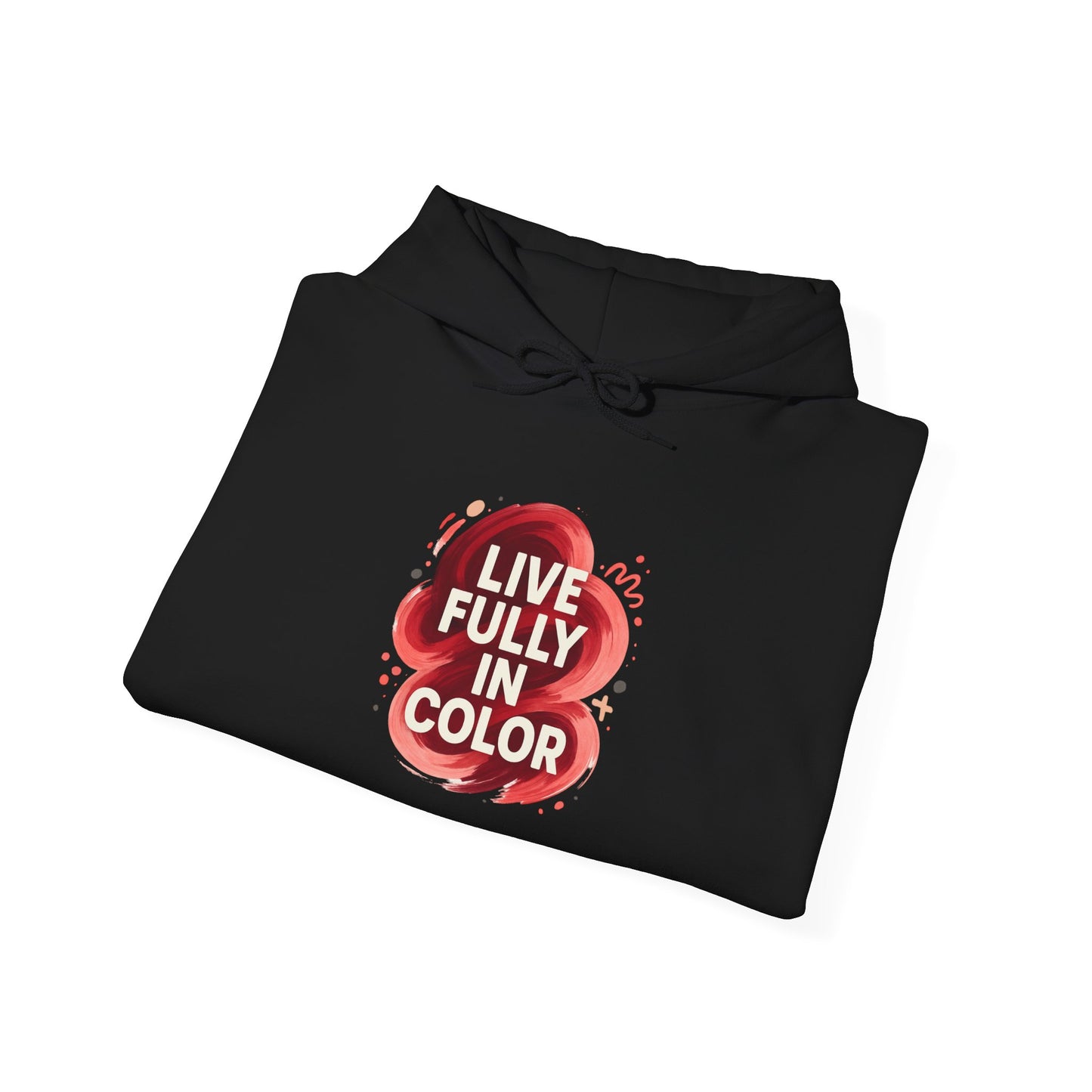 Hooded Sweatshirt Bold Color Palettes Cherry Coded