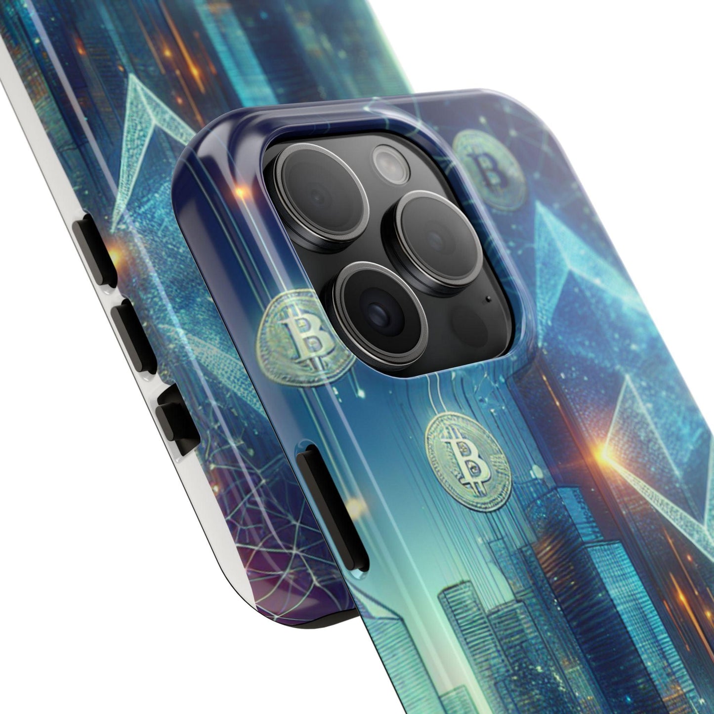 Phone Case - Cryptocurrency Enthusiasts Futuristic Design - Oceanfront Products