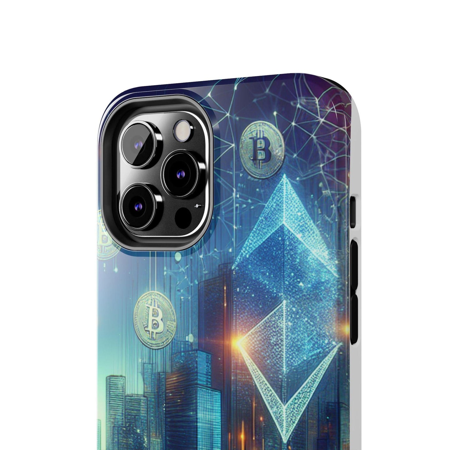 Phone Case - Cryptocurrency Enthusiasts Futuristic Design - Oceanfront Products