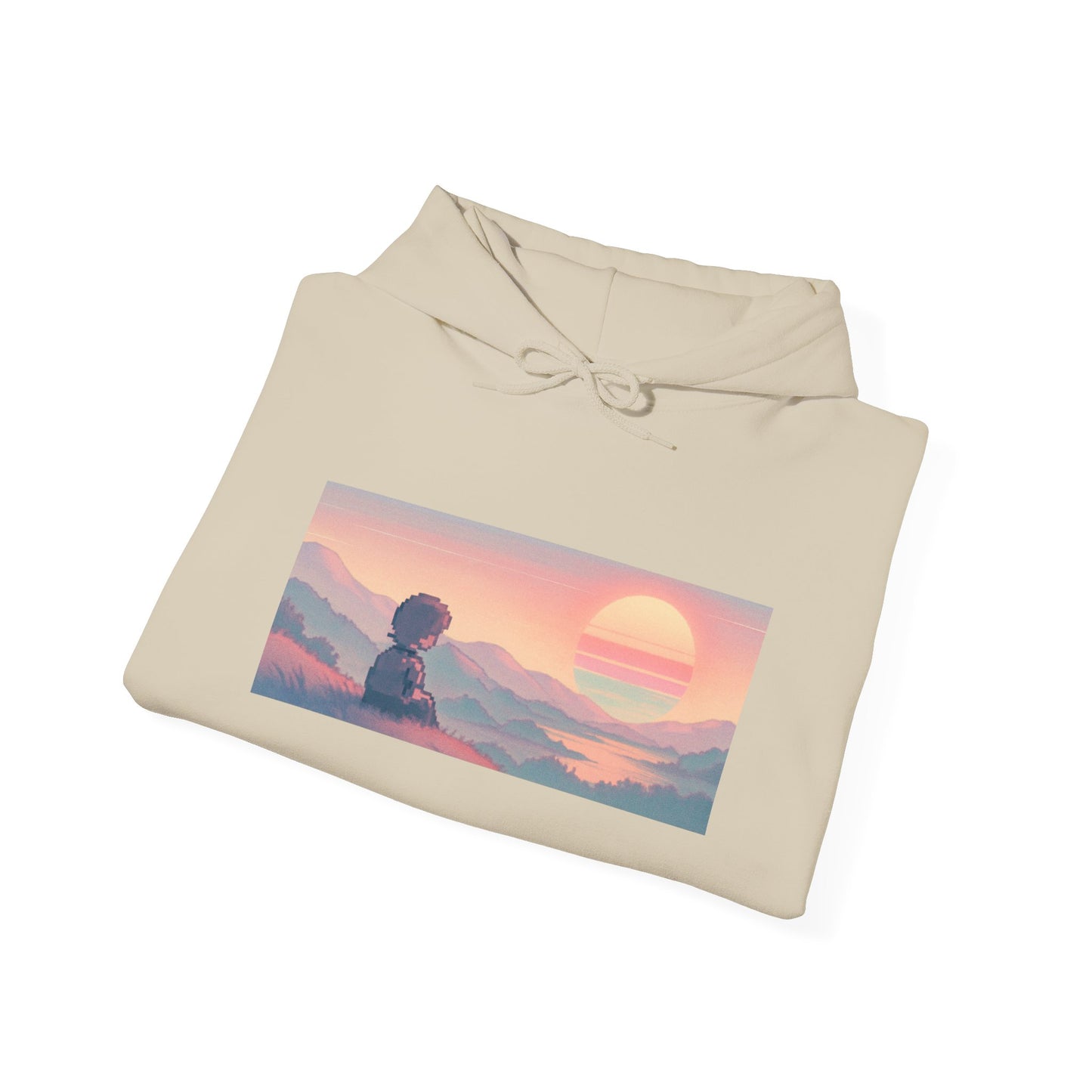 Oceanfront “Golden Hour Reflection” Sweatshirt – Unisex Heavy Blend™ Crewneck for Everyday Comfort