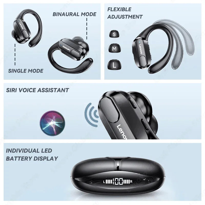 XT80 over the ear wireless Bluetooth earphones with ultra long battery life sports noise reduction TWS Bluetooth earphones - Oceanfront Products