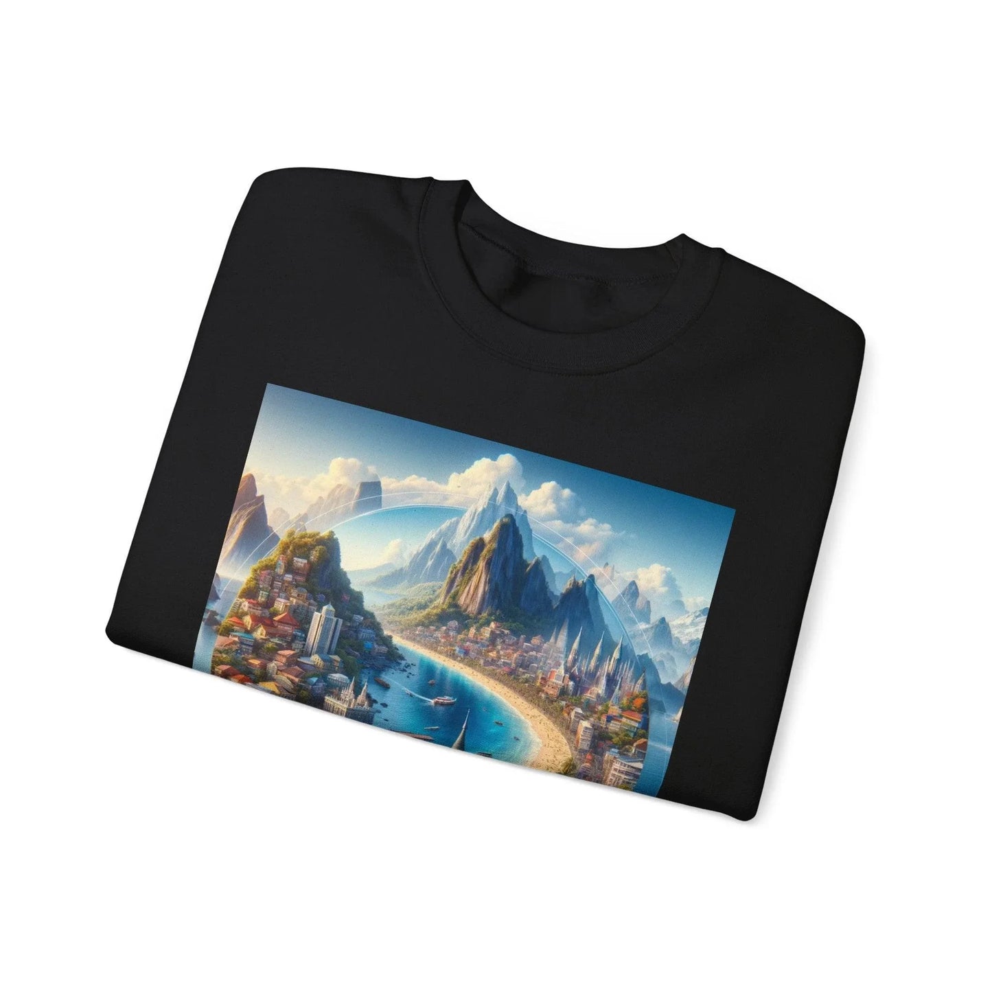 High-Quality 3D Travel and Exploration SweatShirt: Journey in Style - Oceanfront Products