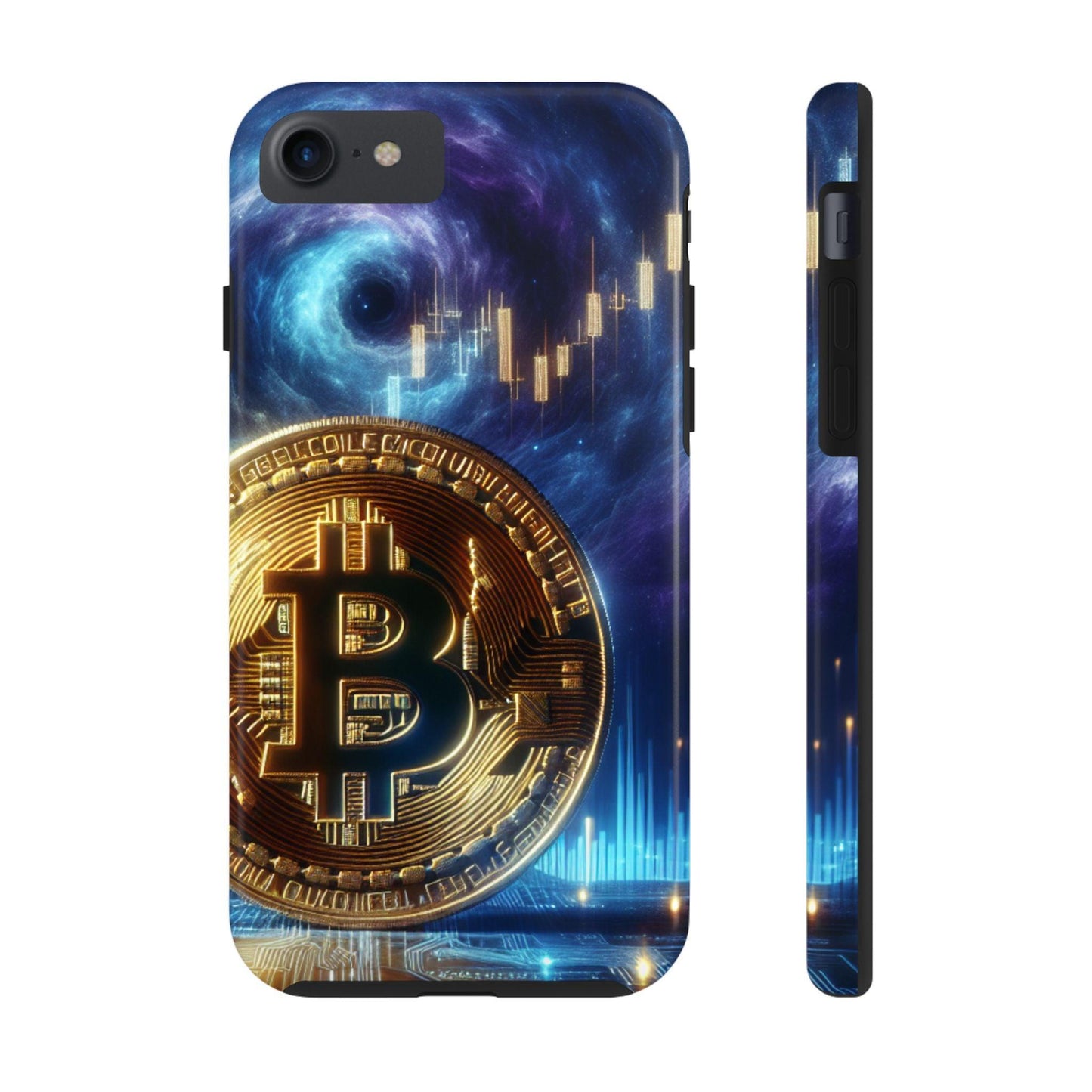 Bitcoin Chart Tough Phone Case - Oceanfront Products