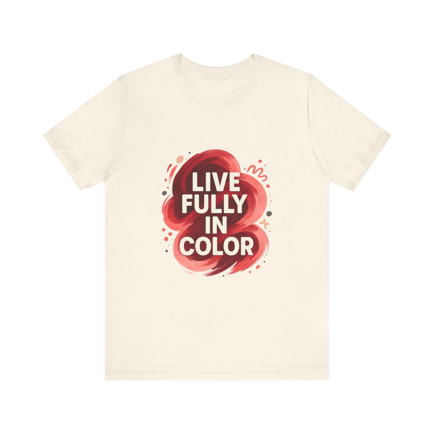 Short Sleeve Tee Bold Color Palette Cherry Coded