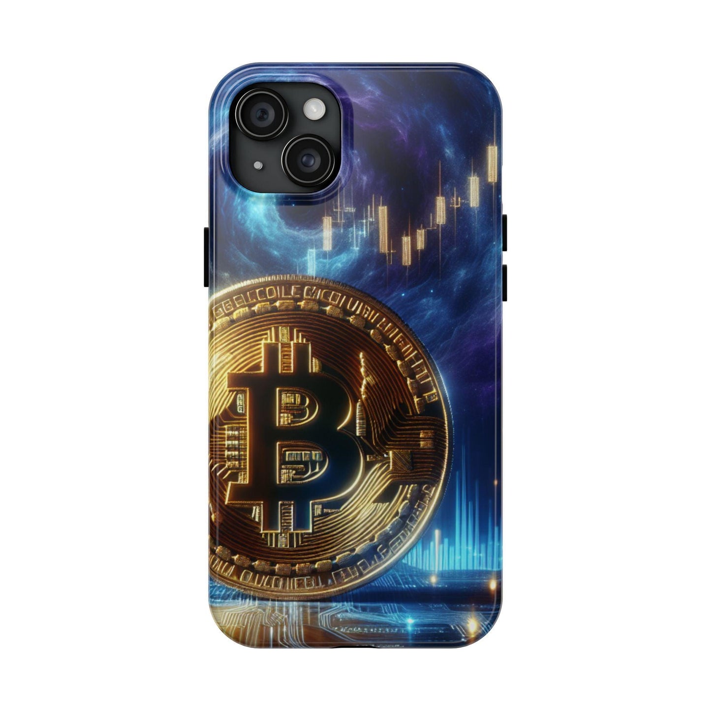 Bitcoin Chart Tough Phone Case - Oceanfront Products