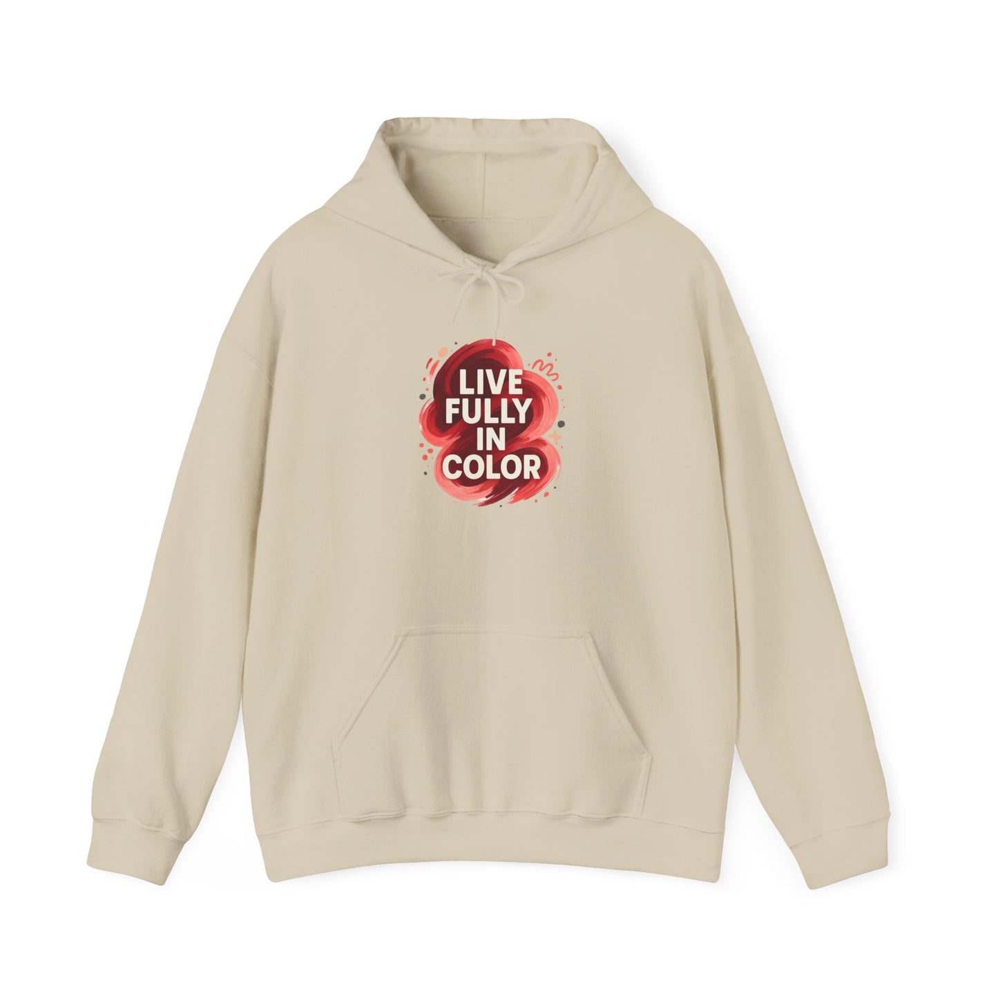 Hooded Sweatshirt Bold Color Palettes Cherry Coded
