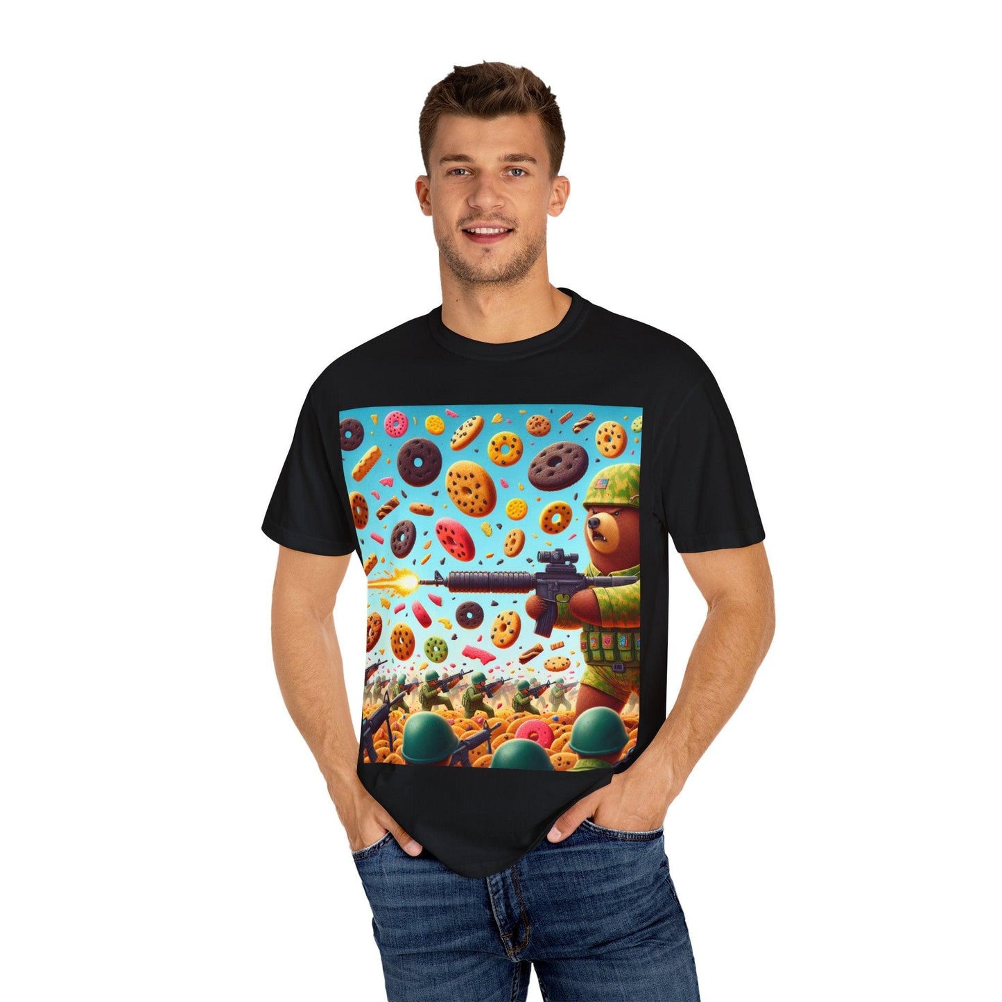 T-Shirt Solider Bear in a Cookie War Design - Oceanfront Products