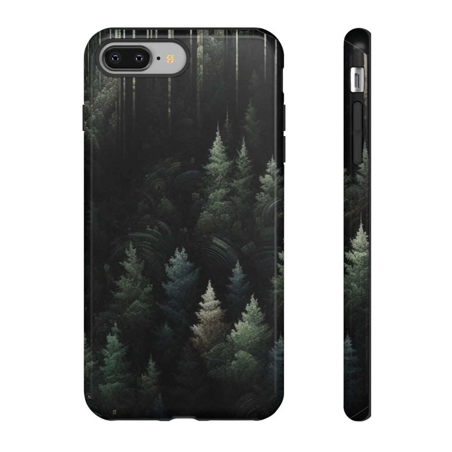 Phone Cases - Deep Dark Forest Nature Design - Oceanfront Products