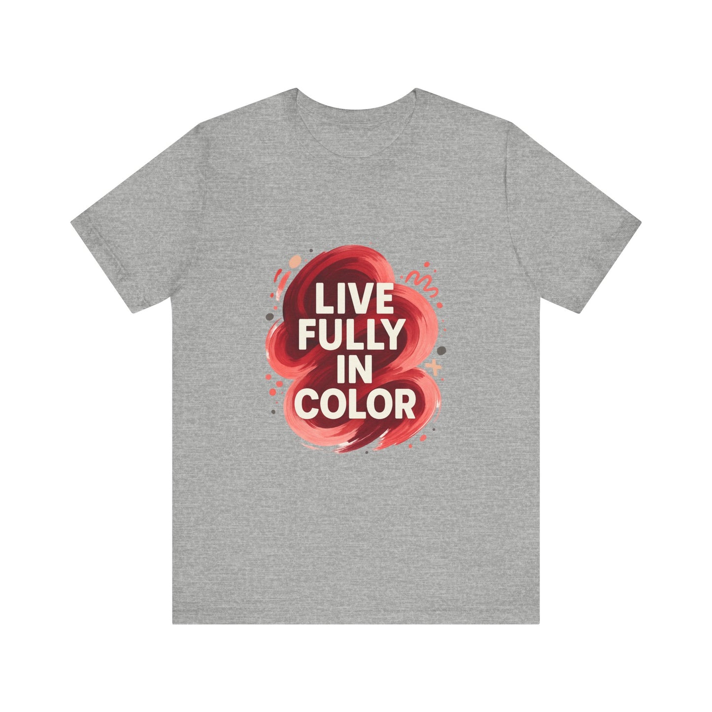 Short Sleeve Tee Bold Color Palette Cherry Coded