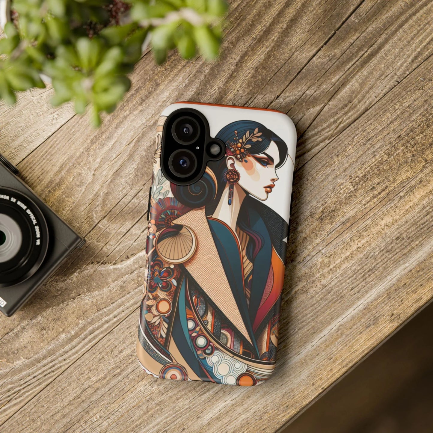 Phone Cases - Beautiful Woman Bright Colors - Oceanfront Products