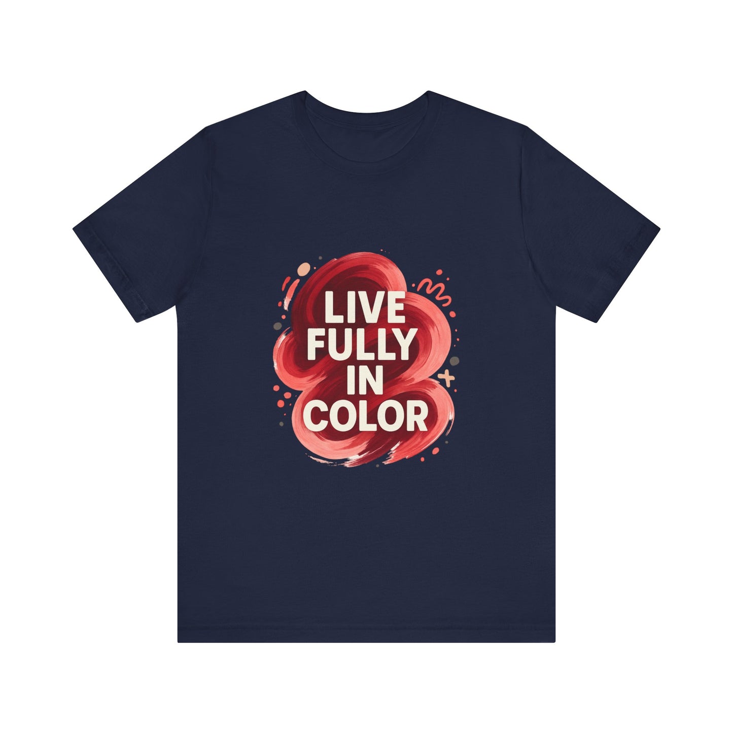 Short Sleeve Tee Bold Color Palette Cherry Coded