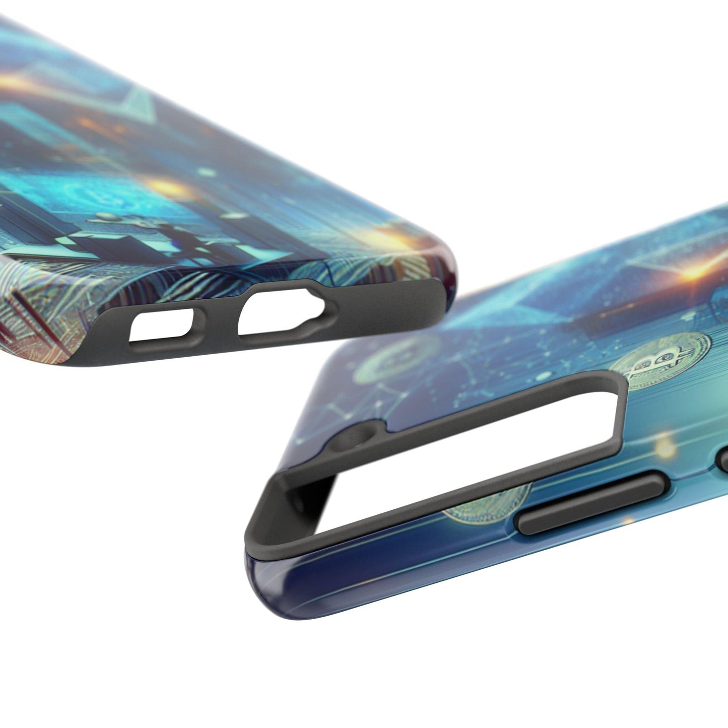 Phone Case - Cryptocurrency Enthusiasts Futuristic Design - Oceanfront Products