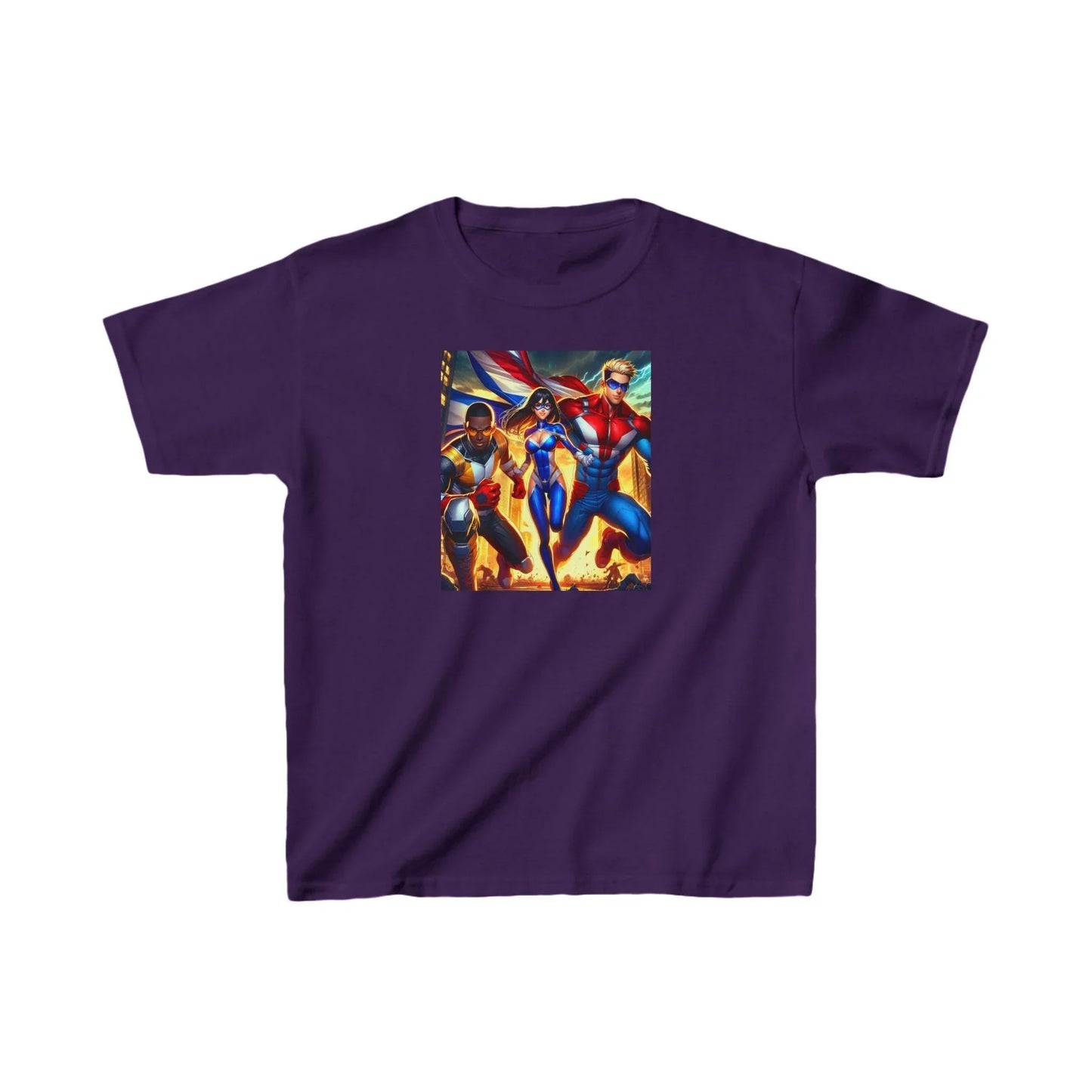 Superhero Kids Tee - Saving the World Design - Oceanfront Products