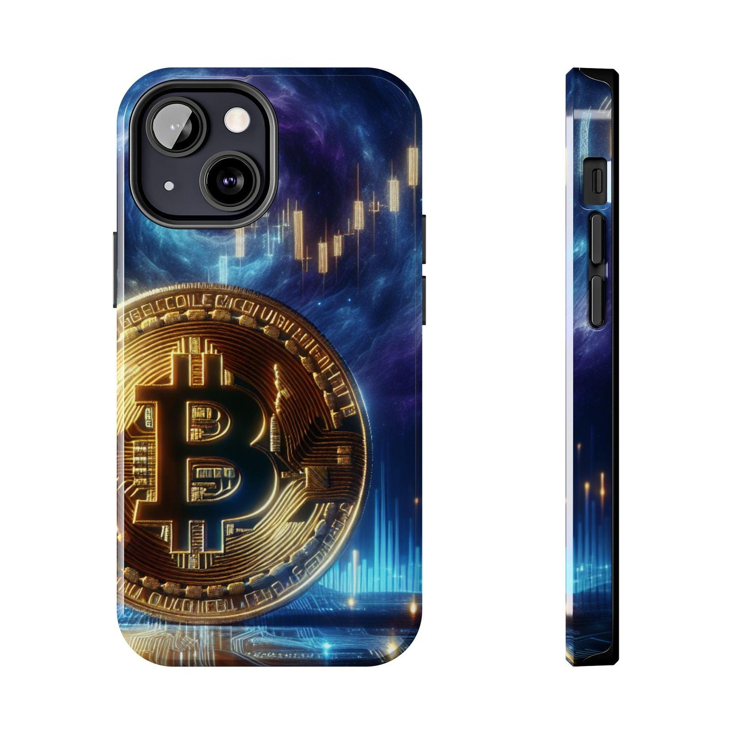 Bitcoin Chart Tough Phone Case - Oceanfront Products