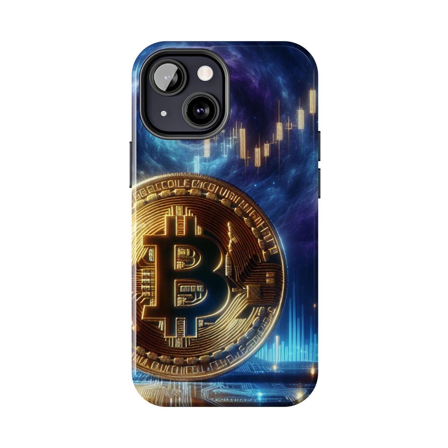 Bitcoin Chart Tough Phone Case - Oceanfront Products