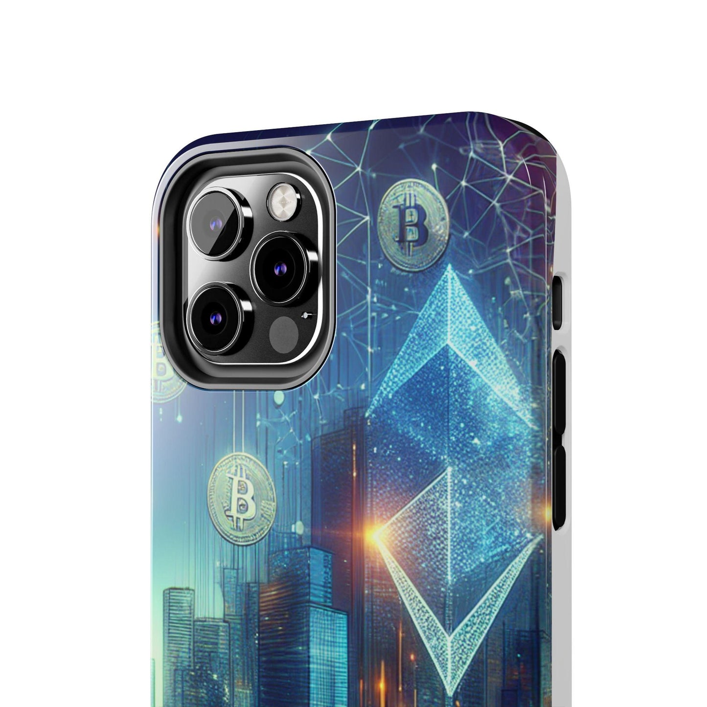 Phone Case - Cryptocurrency Enthusiasts Futuristic Design - Oceanfront Products