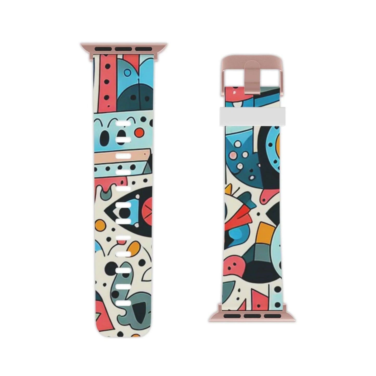 Watch Band - Wacky Color Pattern Design for Apple Watch - Oceanfront Products