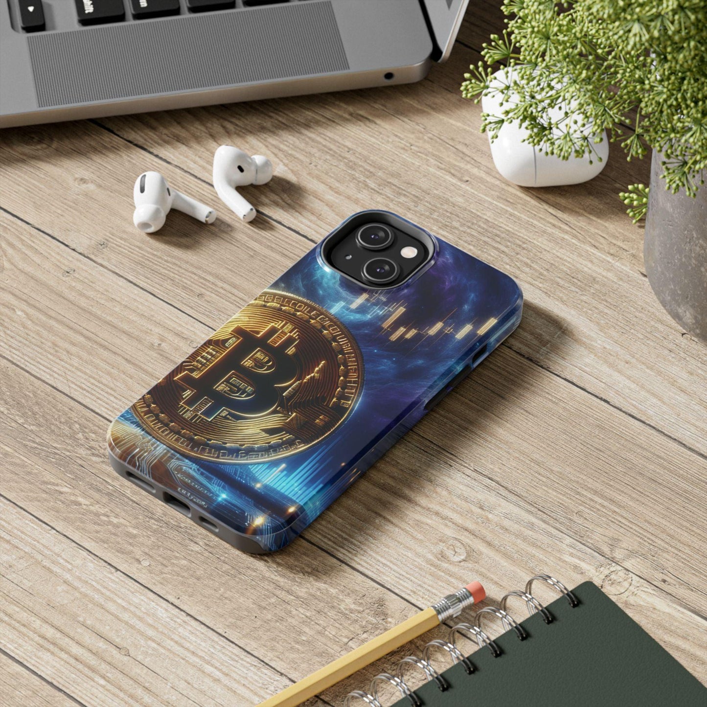 Bitcoin Chart Tough Phone Case - Oceanfront Products