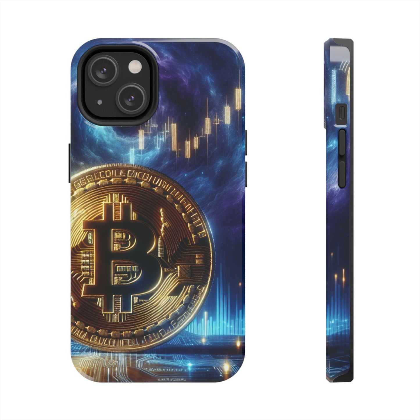 Bitcoin Chart Tough Phone Case - Oceanfront Products