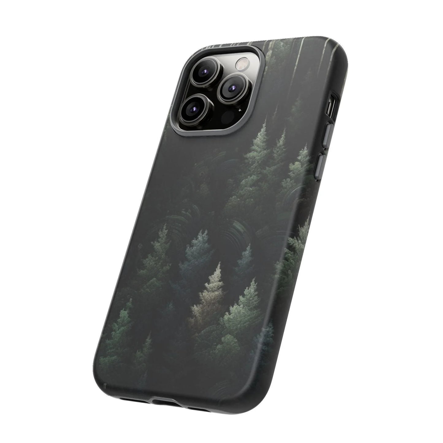 Phone Cases - Deep Dark Forest Nature Design - Oceanfront Products