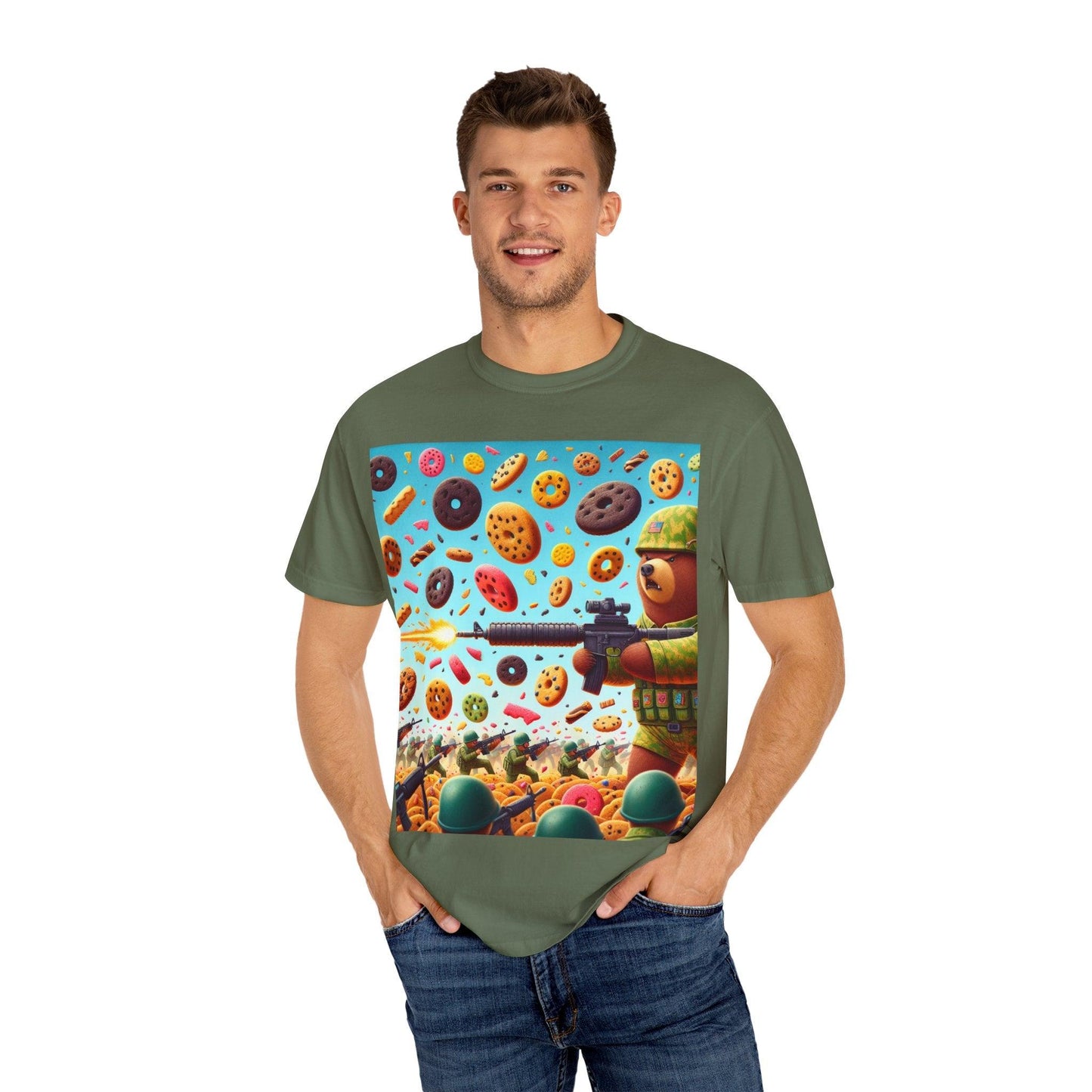 T-Shirt Solider Bear in a Cookie War Design - Oceanfront Products