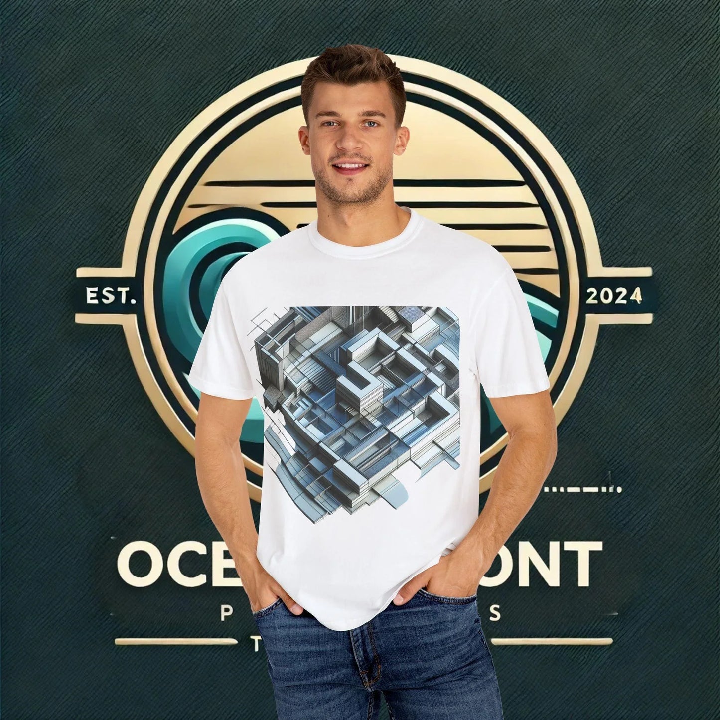 Geometric Metals T-Shirt - Oceanfront Products
