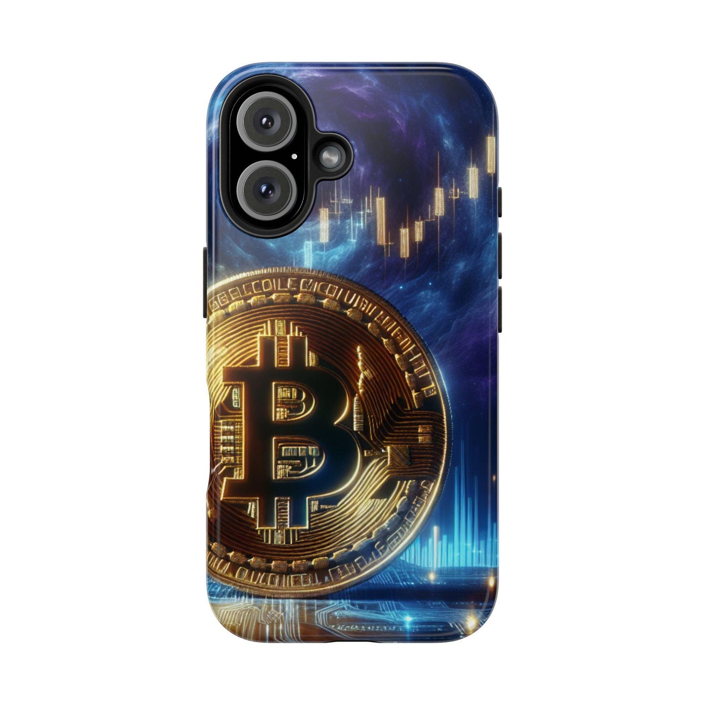 Bitcoin Chart Tough Phone Case - Oceanfront Products