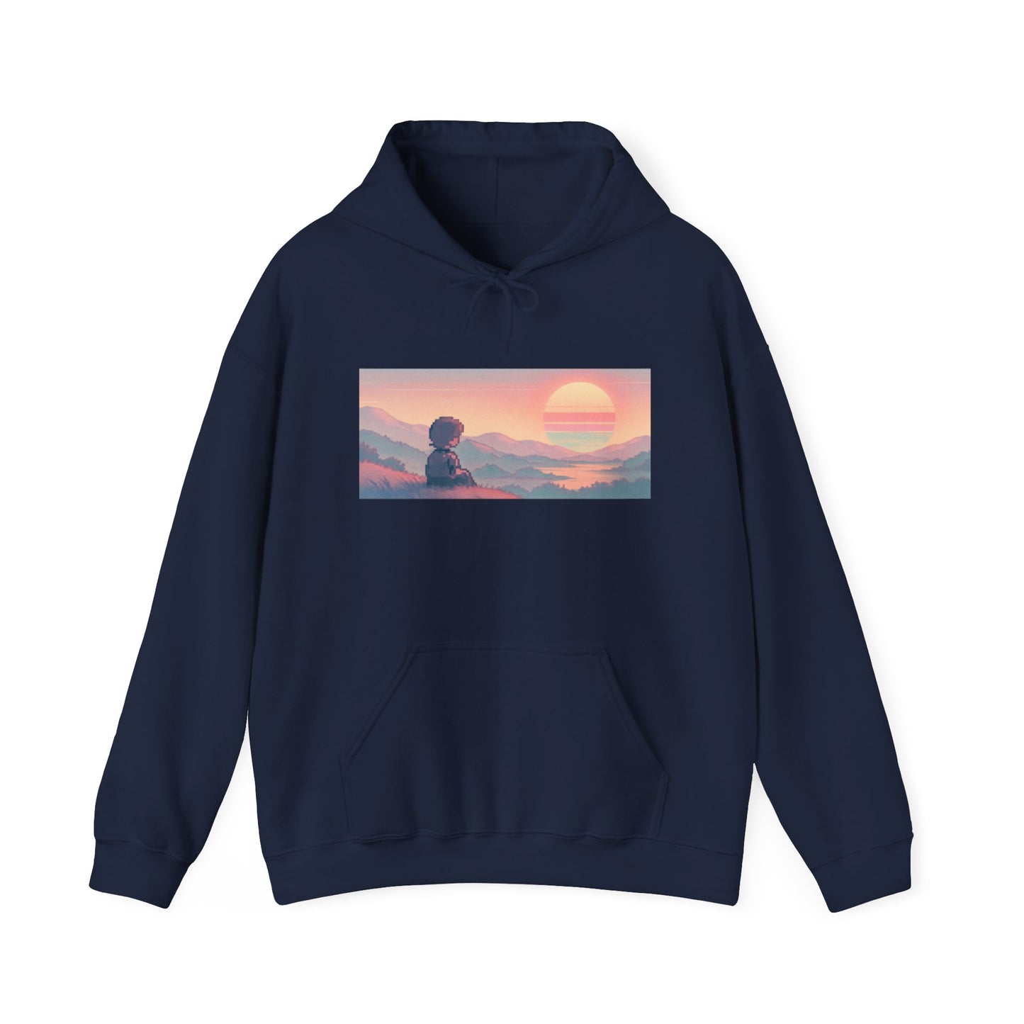 Oceanfront “Golden Hour Reflection” Sweatshirt – Unisex Heavy Blend™ Crewneck for Everyday Comfort