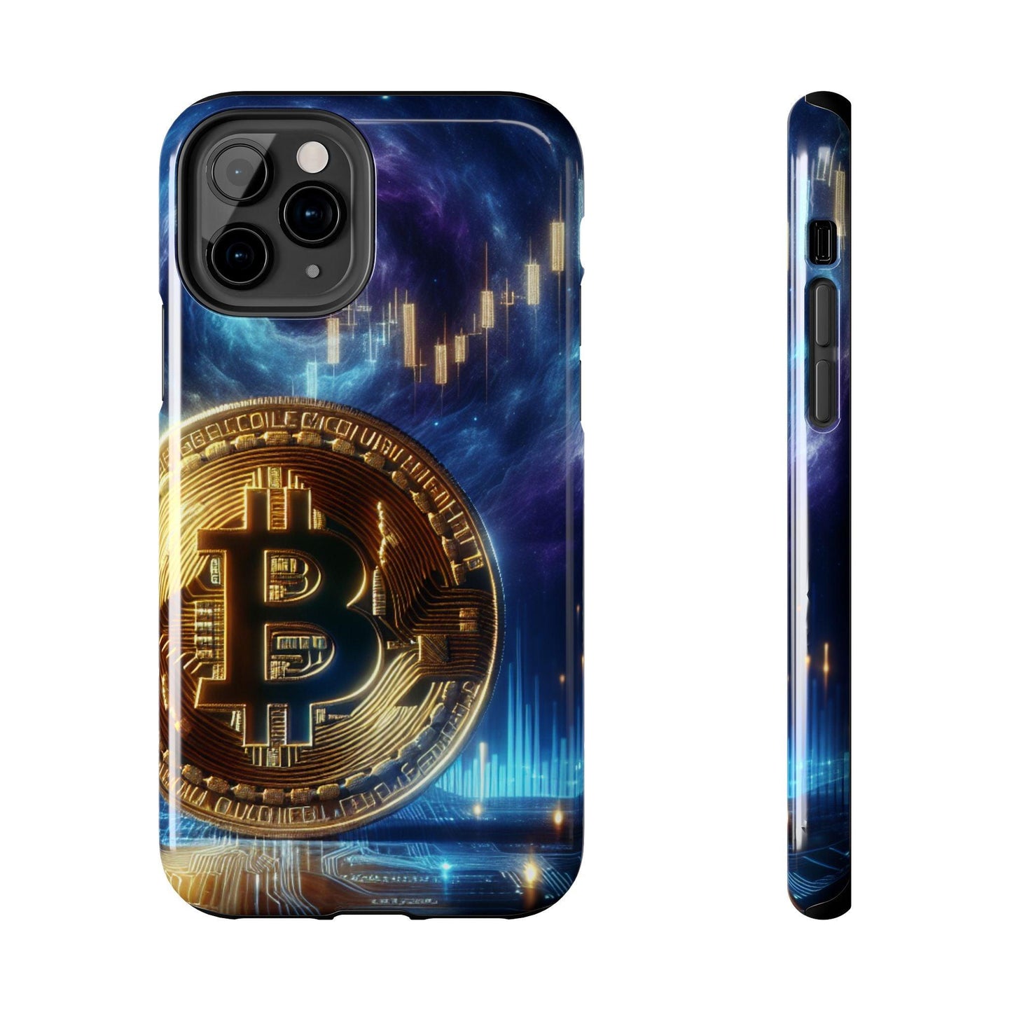Bitcoin Chart Tough Phone Case - Oceanfront Products