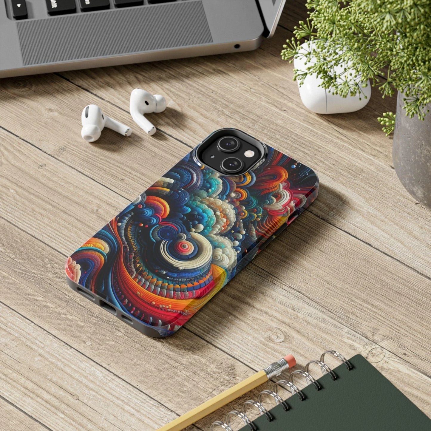 Phone Case - Modern Abstract Vivid Colors - Oceanfront Products