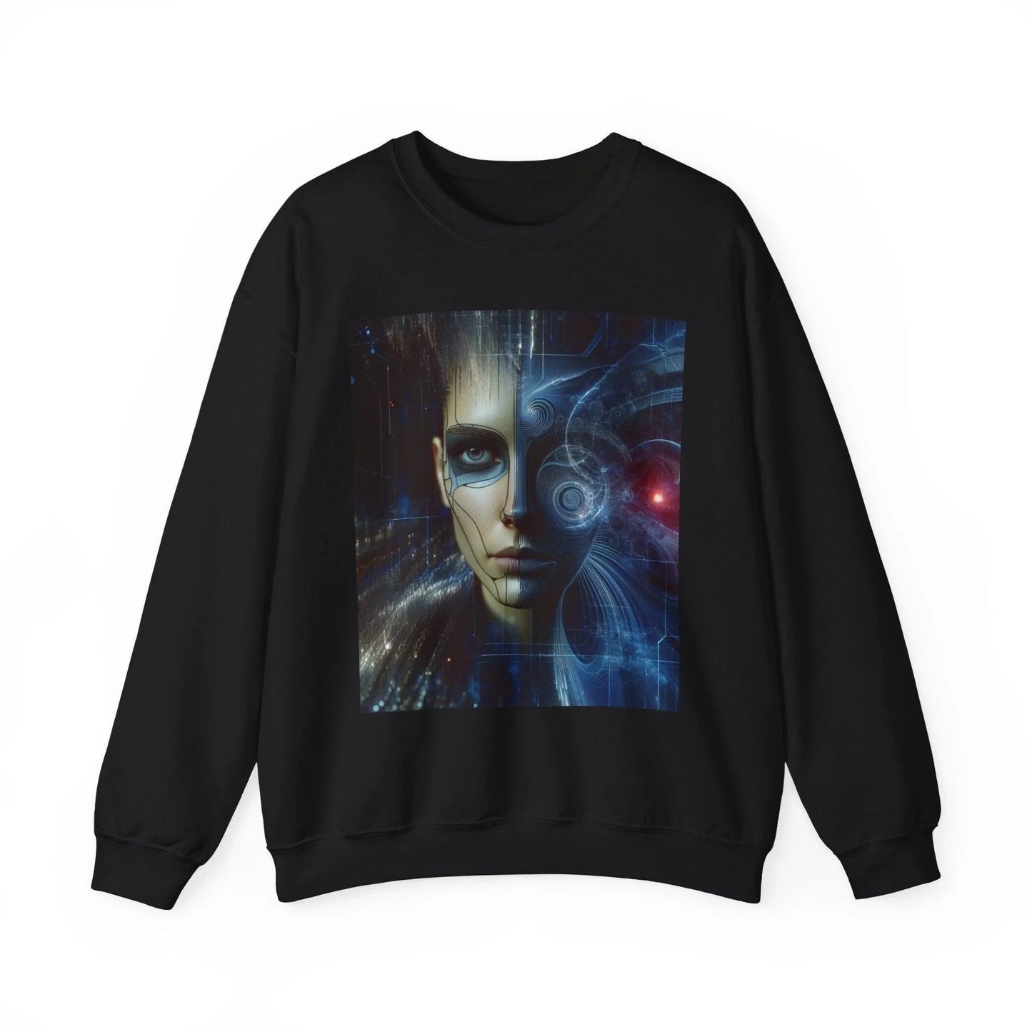 Robot Woman AI Girl Sweatshirt - Oceanfront Products