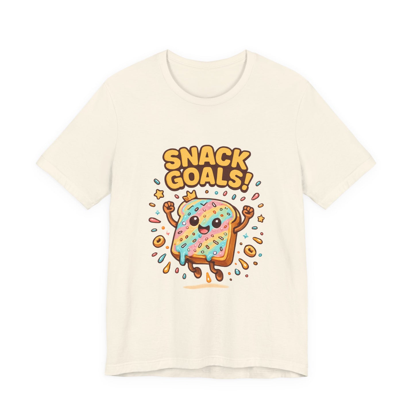 Snack Attack Unisex Tee, Food Lover Gift, Snacking Shirt, Funny Graphic Tee,