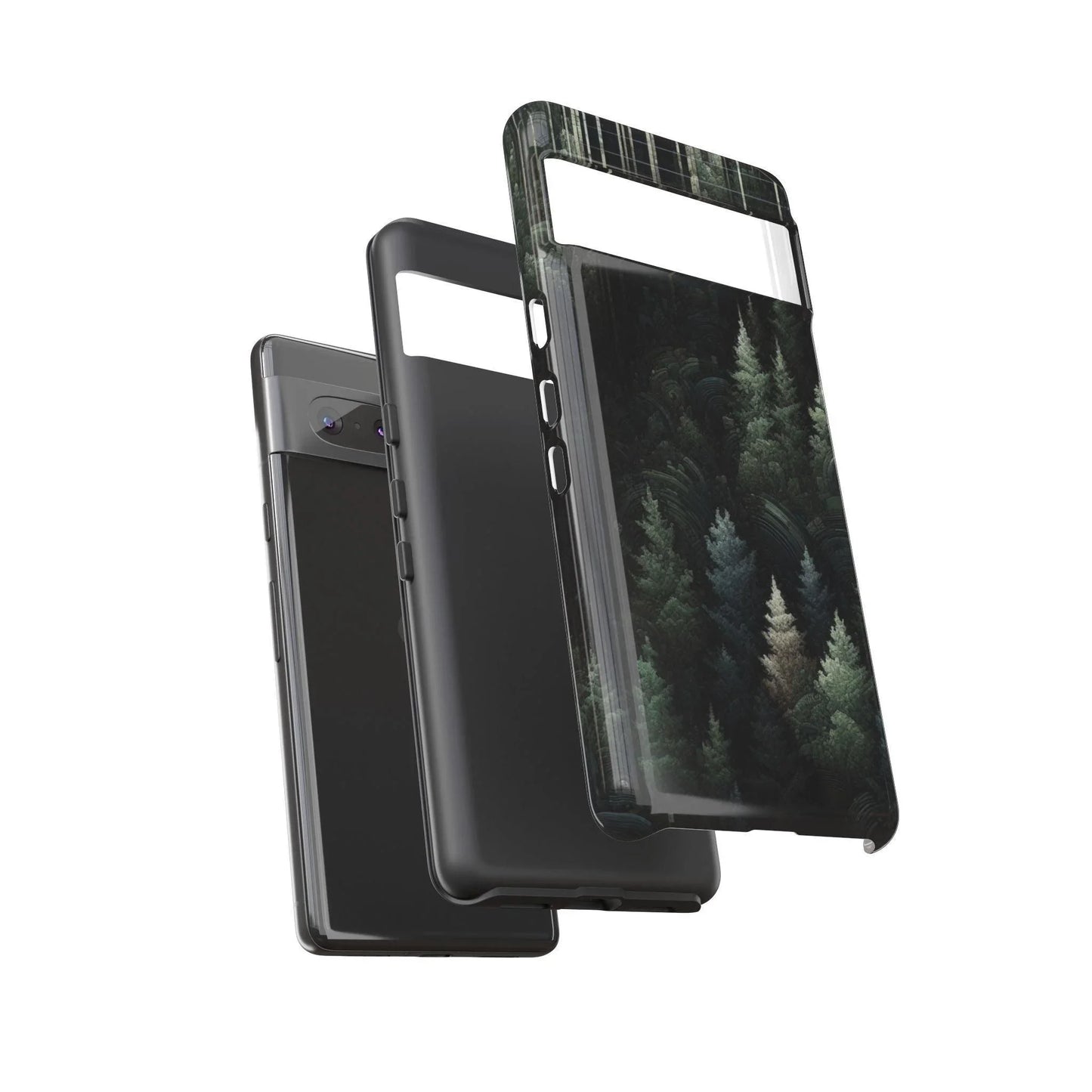 Phone Cases - Deep Dark Forest Nature Design - Oceanfront Products