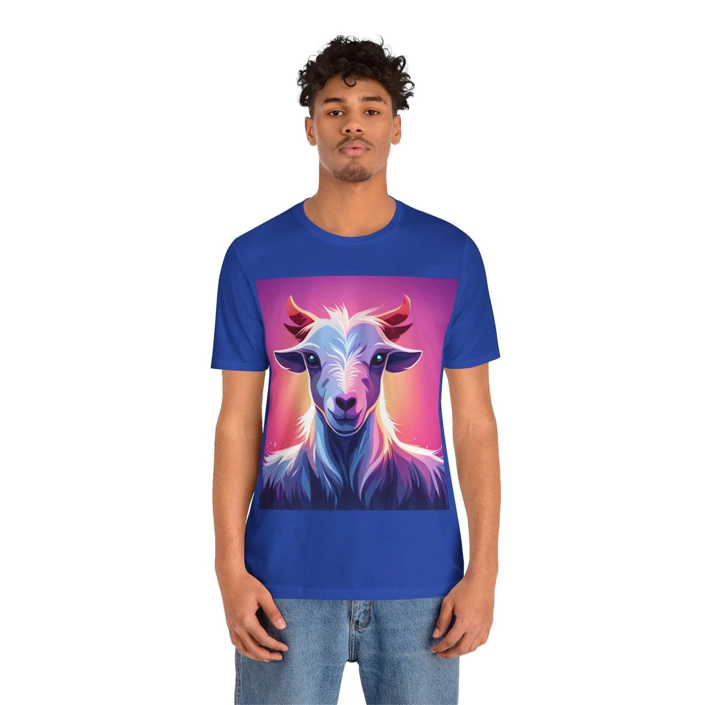 Colorful Goat Graphic T-Shirt: A Blend of Style and Playfulness - Oceanfront Products