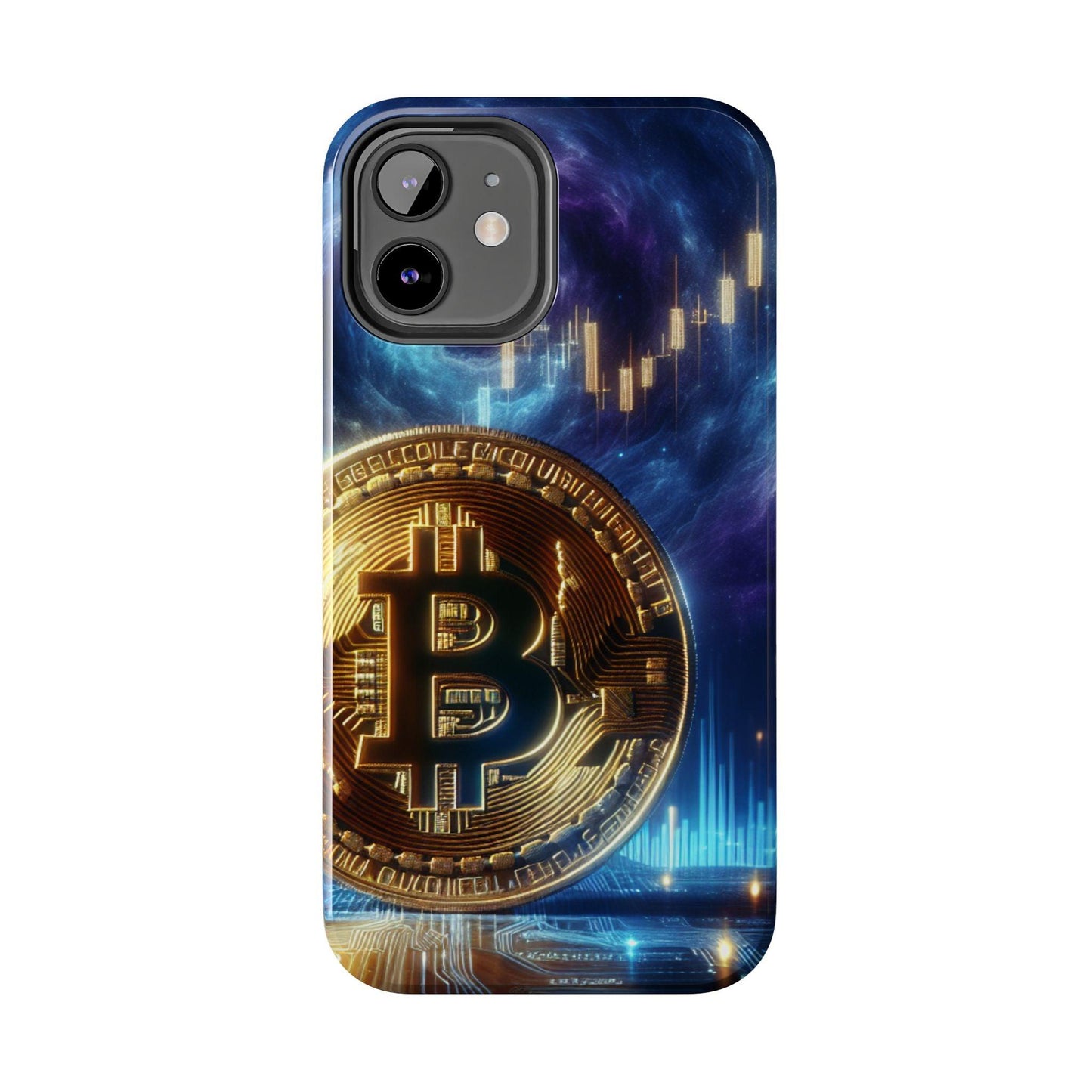 Bitcoin Chart Tough Phone Case - Oceanfront Products