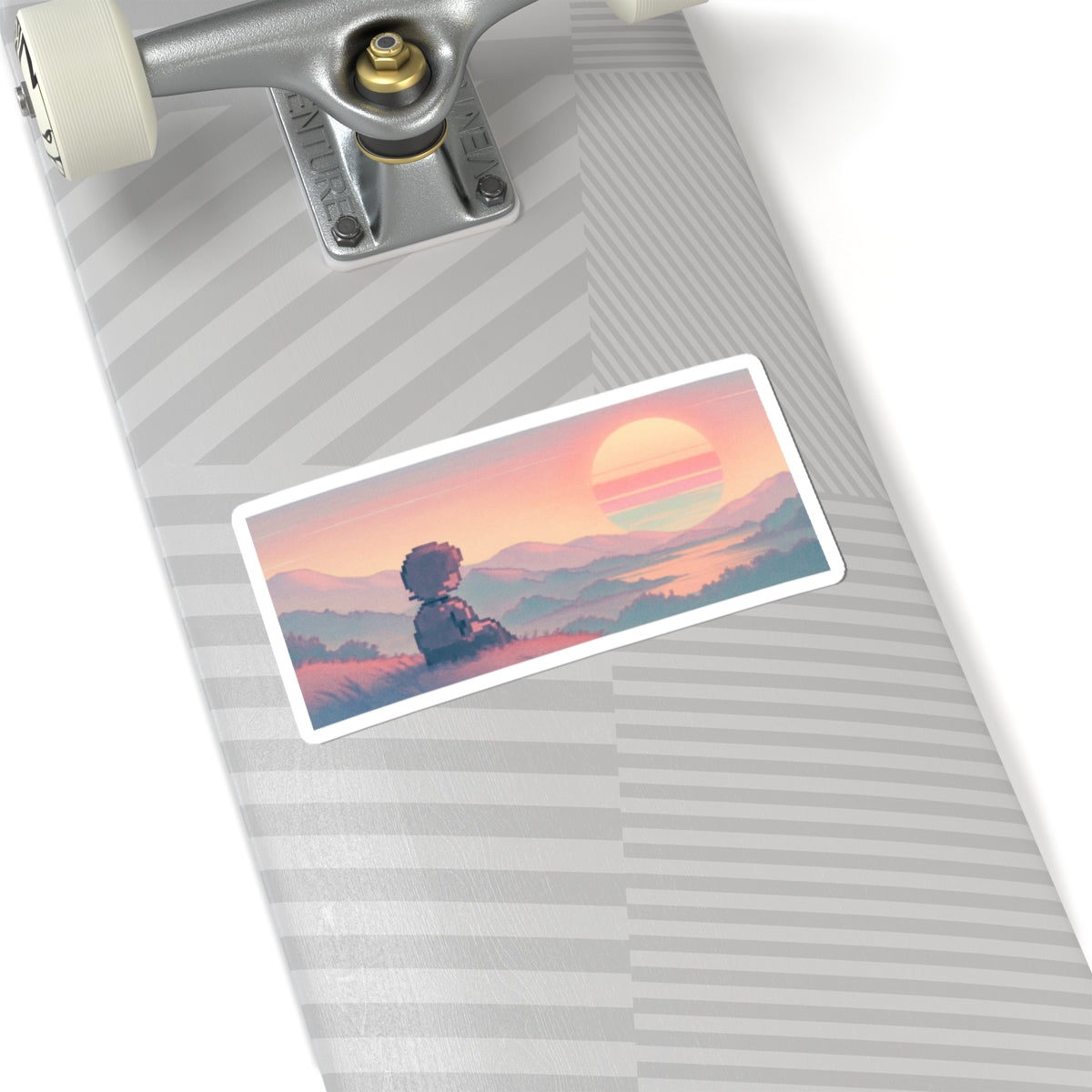 Lo-fi Anime/Vaporwave Kiss-Cut Stickers