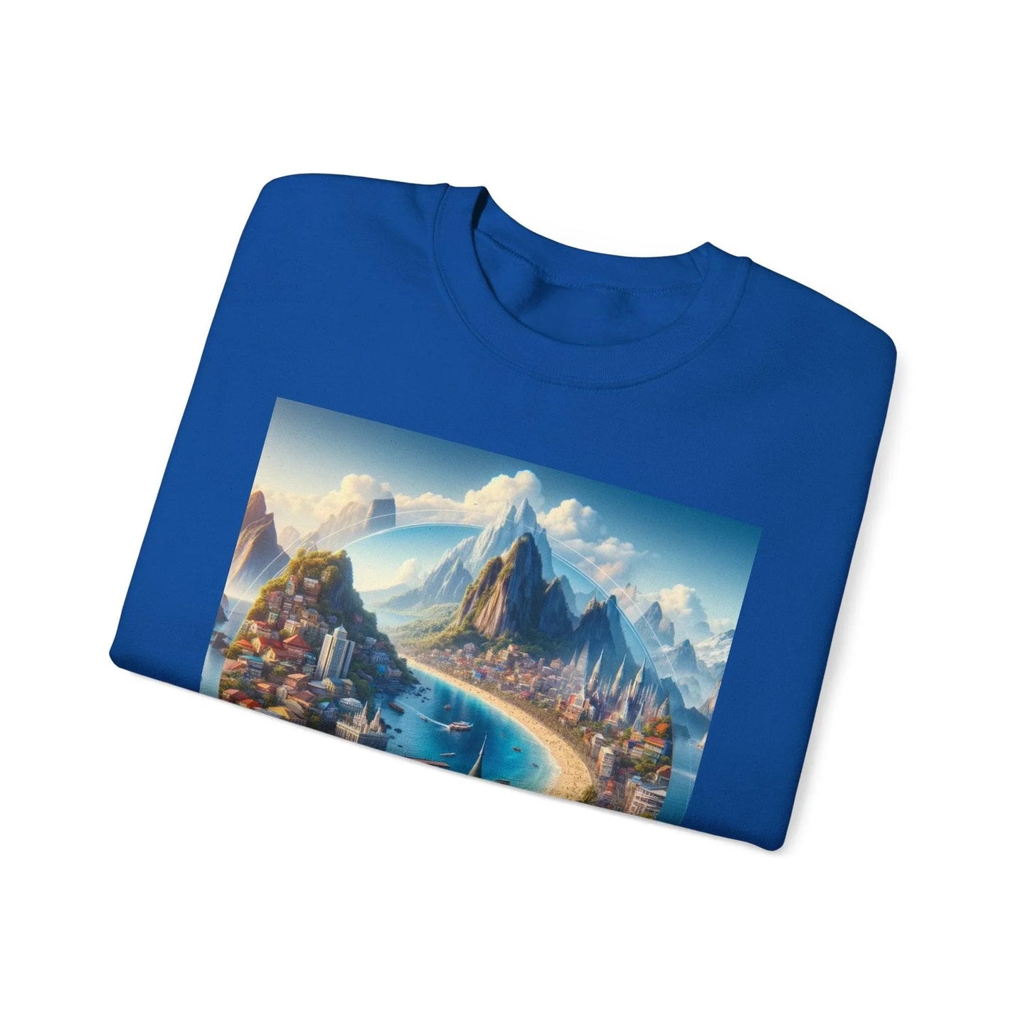High-Quality 3D Travel and Exploration SweatShirt: Journey in Style - Oceanfront Products