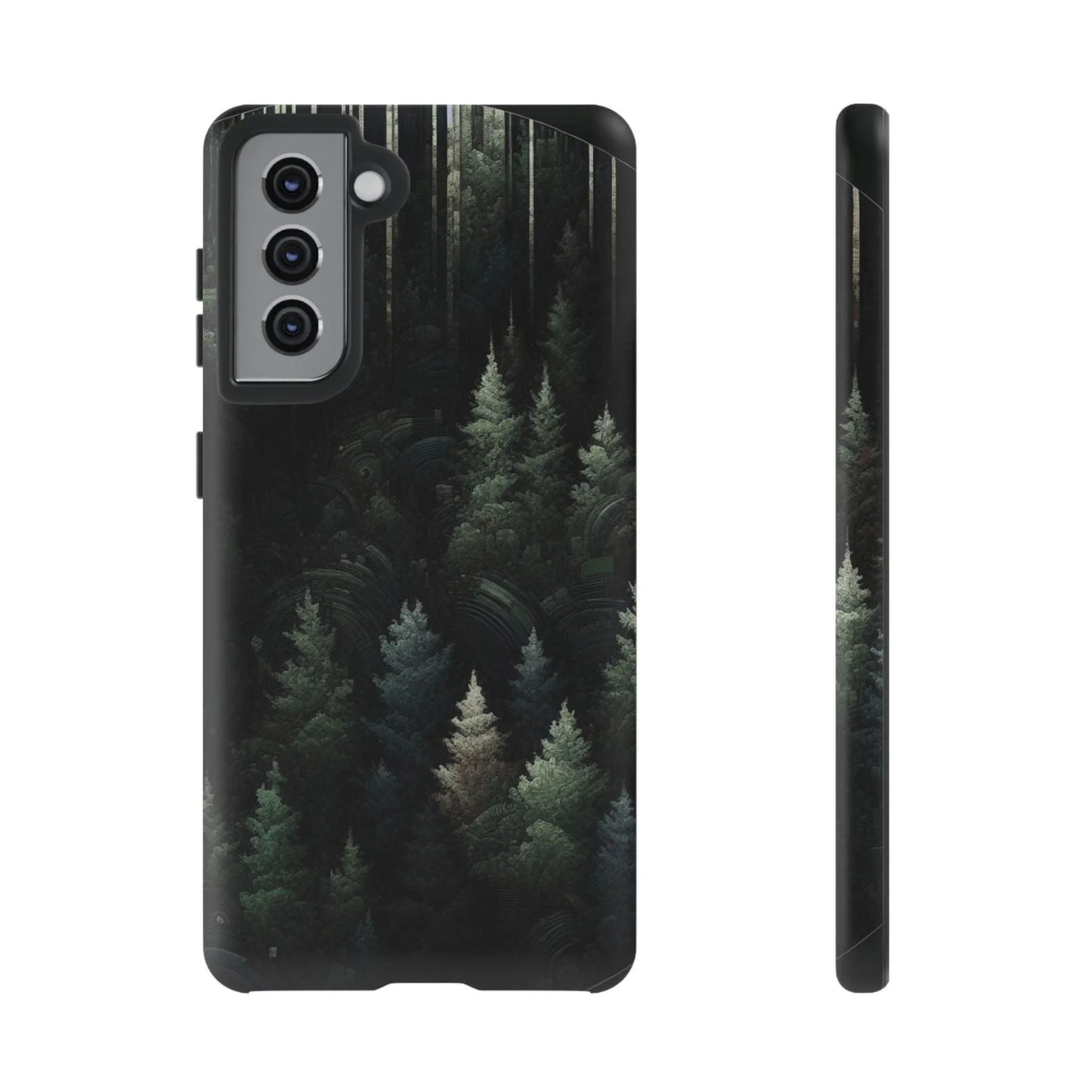 Phone Cases - Deep Dark Forest Nature Design - Oceanfront Products