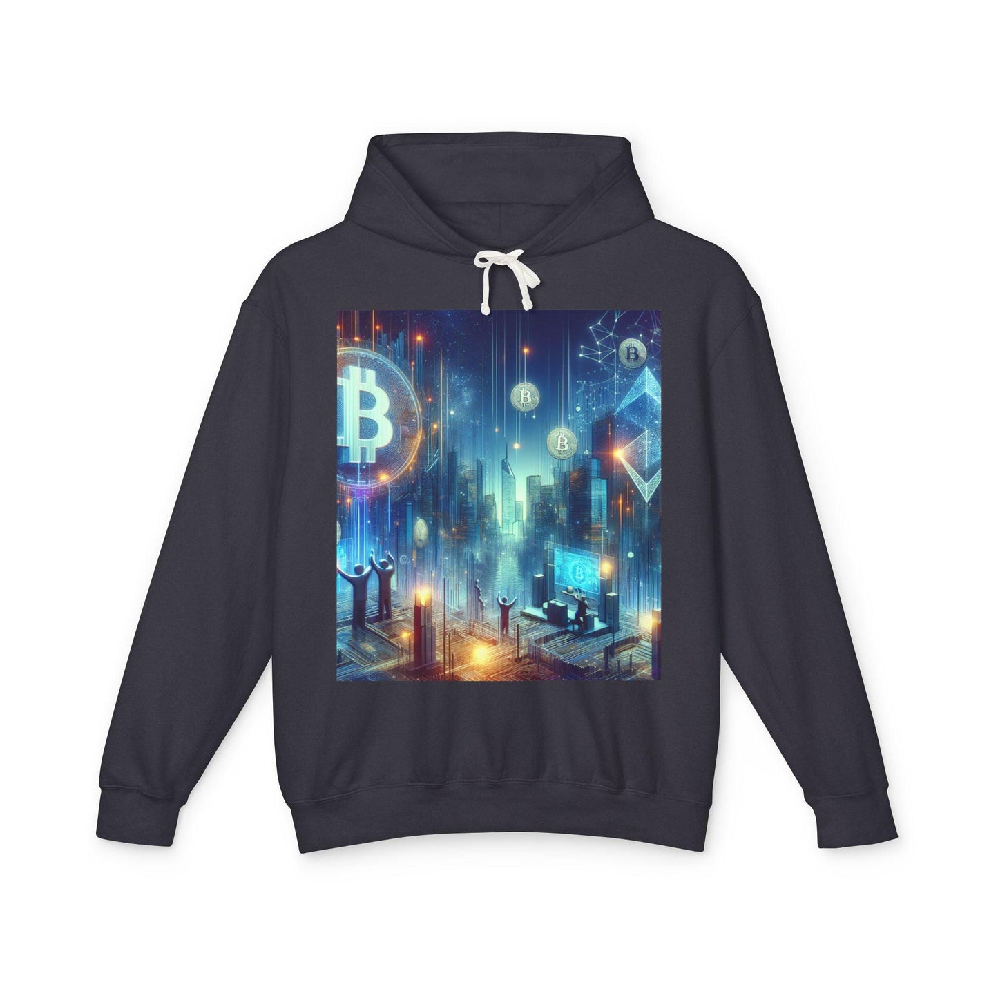 Futuristic Cryptocurrency Hoodie - Oceanfront Products