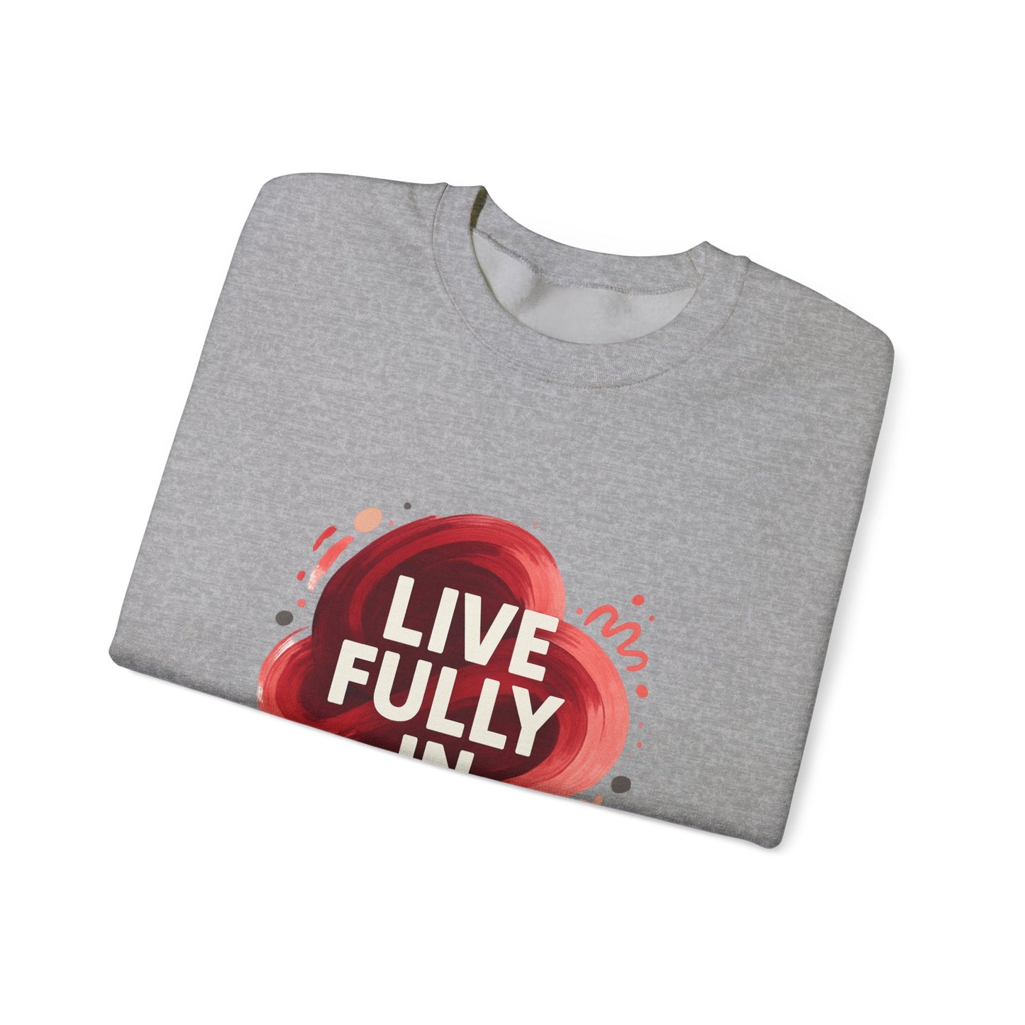 Crewneck Sweatshirt - Bold Color Palettes Cherry Coded