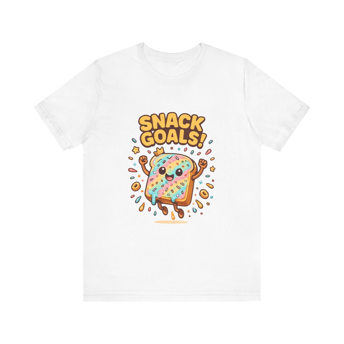 Snack Attack Unisex Tee, Food Lover Gift, Snacking Shirt, Funny Graphic Tee,