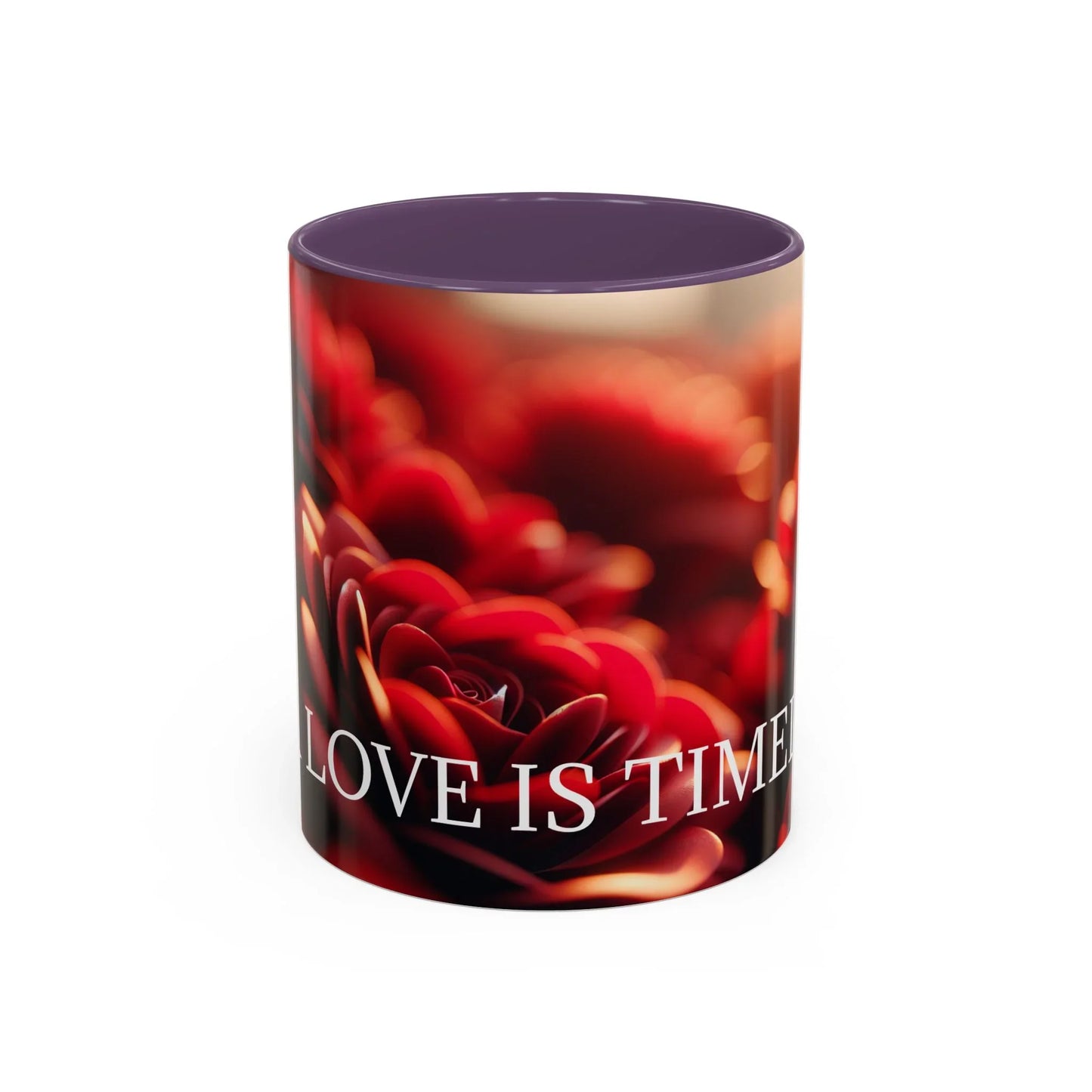 Mug - Rose Petal Timeless Love Accent Coffee Mug (11, 15oz) - Oceanfront Products