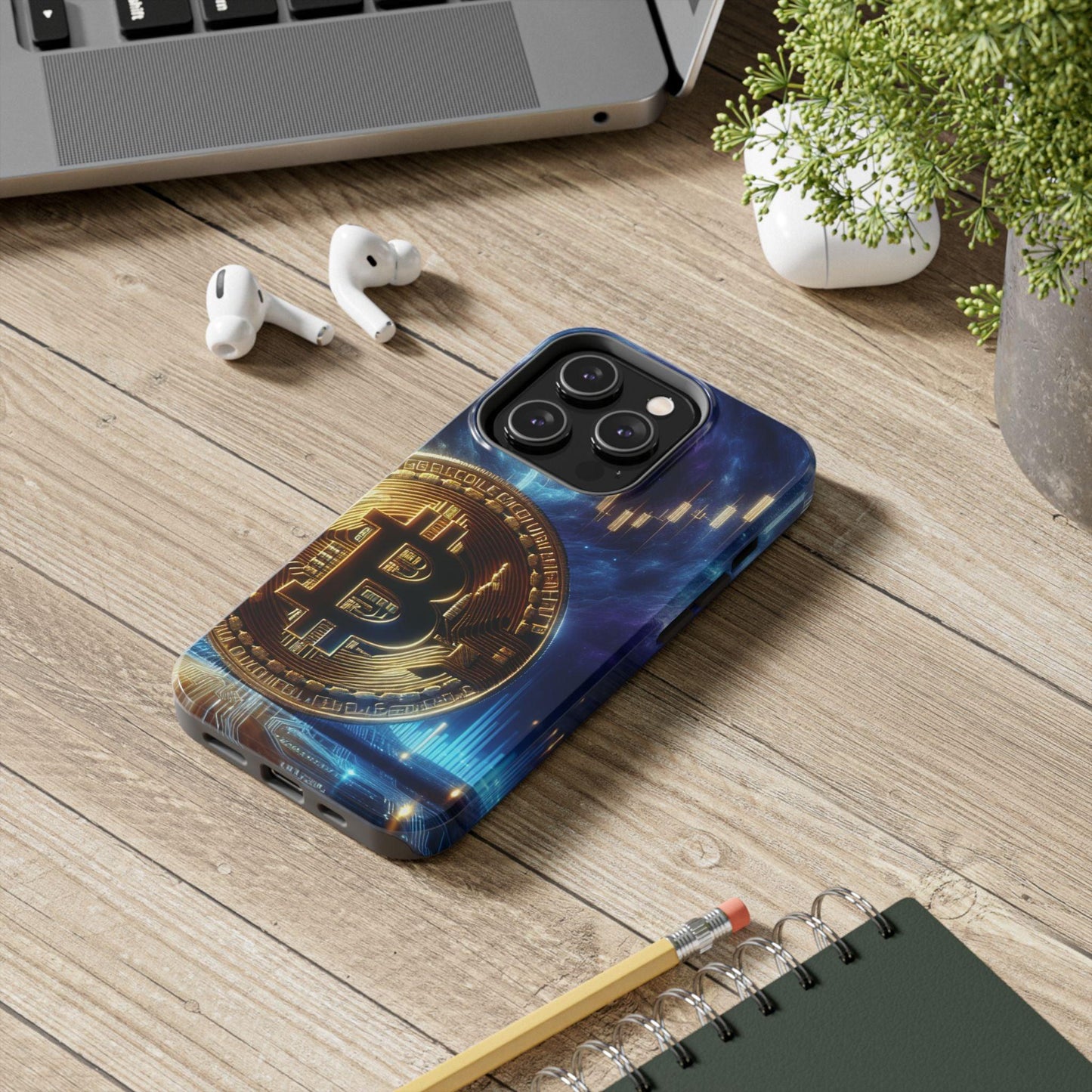 Bitcoin Chart Tough Phone Case - Oceanfront Products