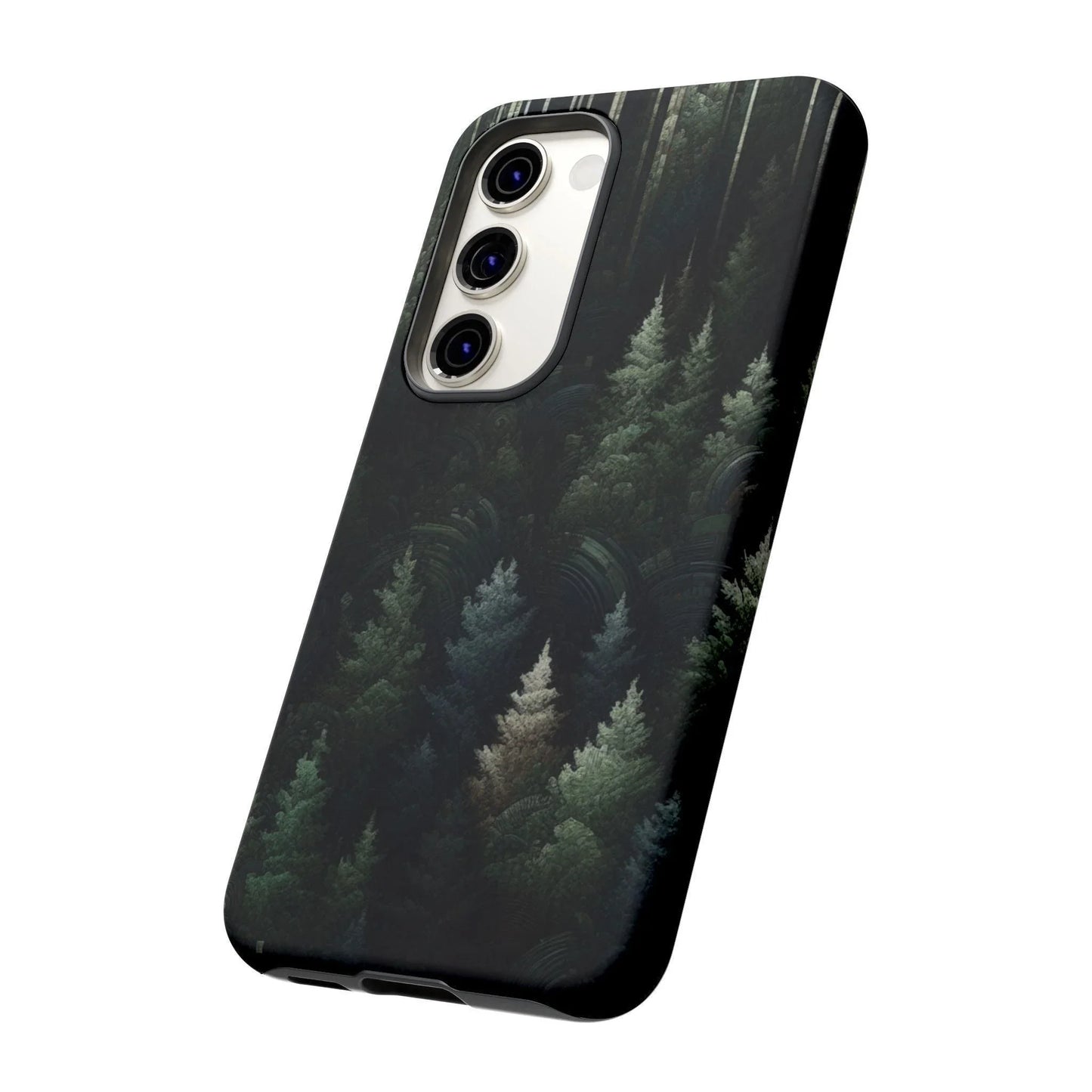 Phone Cases - Deep Dark Forest Nature Design - Oceanfront Products