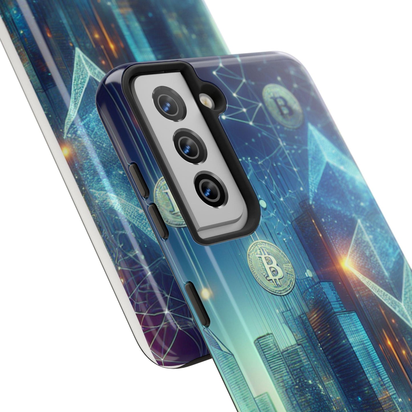 Phone Case - Cryptocurrency Enthusiasts Futuristic Design - Oceanfront Products