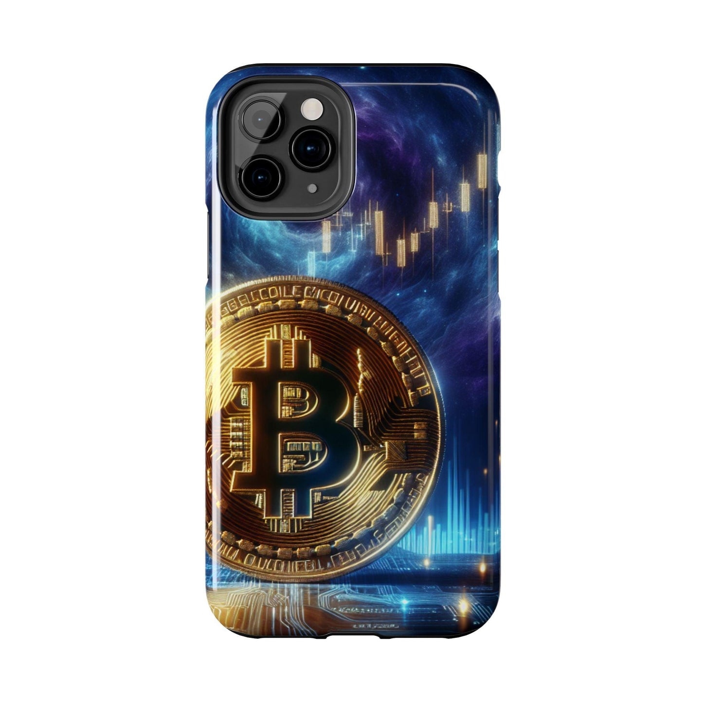 Bitcoin Chart Tough Phone Case - Oceanfront Products