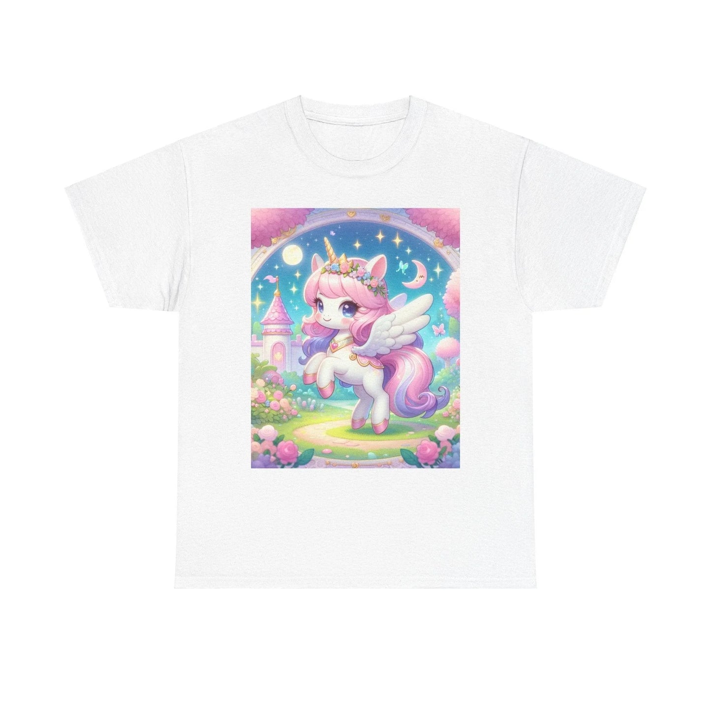 T-Shirt - Cute Girly Magical Unicorn Graphic Tee - Oceanfront Products