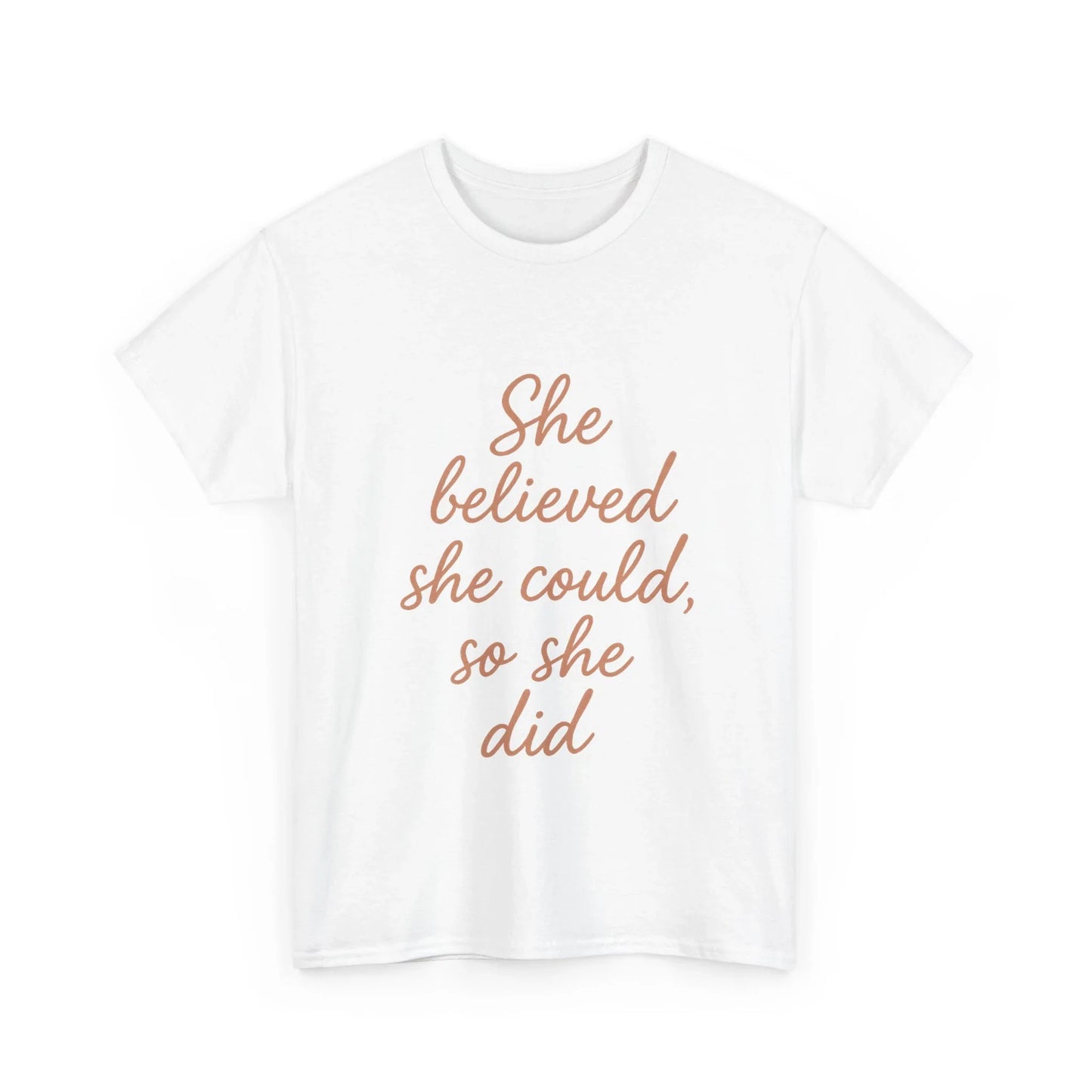 She Believed She Could, So She Did – Motivational Women’s Tee - Oceanfront Products